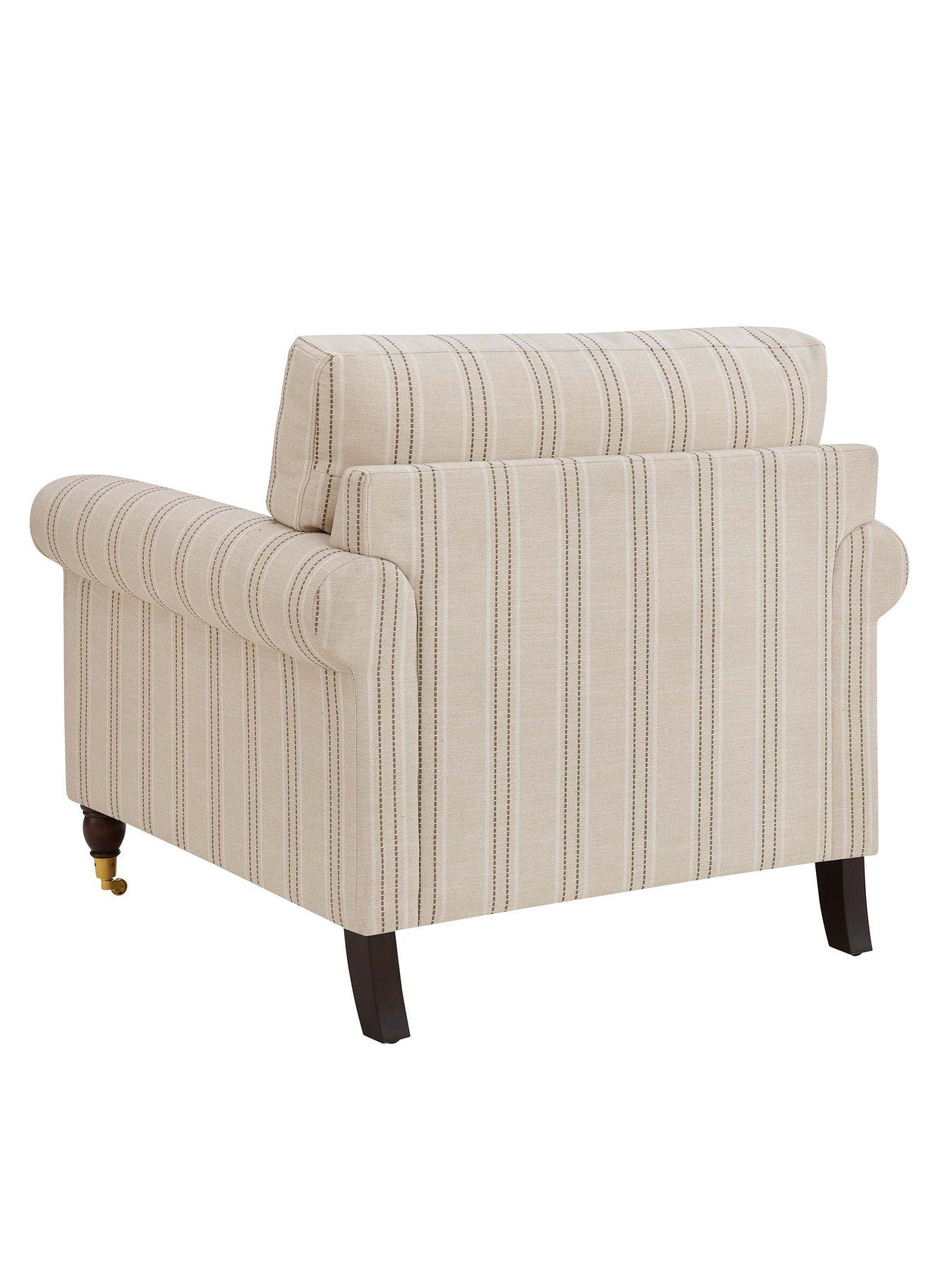 Image 3 of 6 of Dusk Sicily Armchair - Stripe