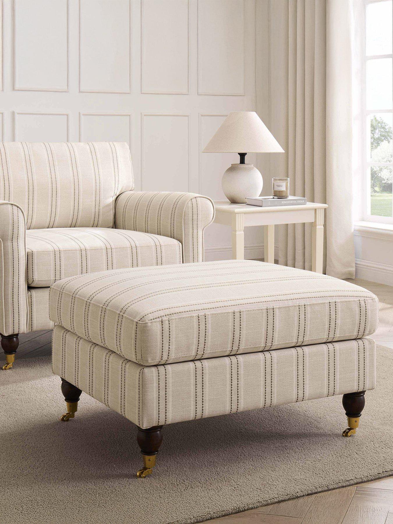 Dusk Sicily Pouffe - Stripe