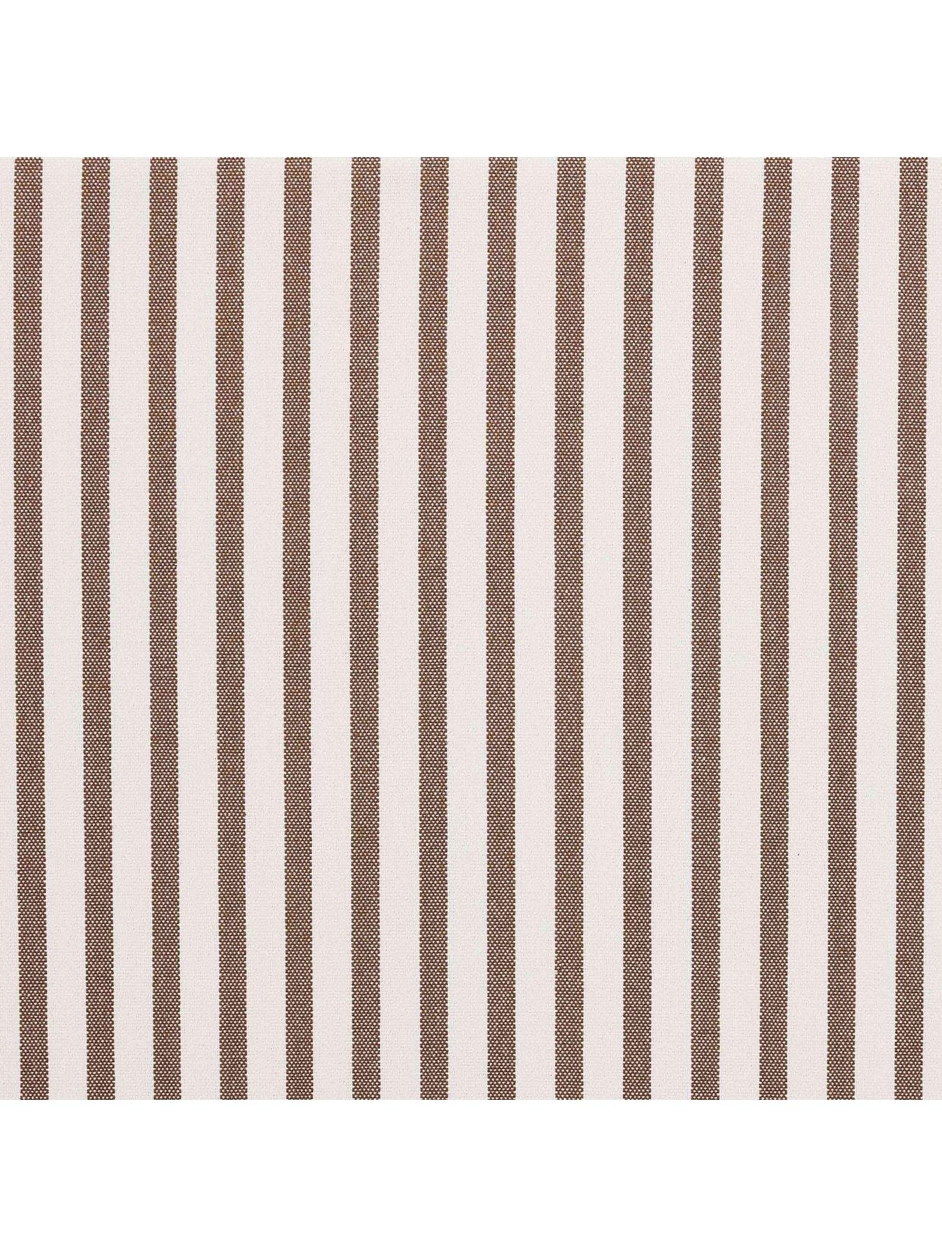 Image 6 of 6 of Dusk Soho Loveseat - Chocolate Stripe