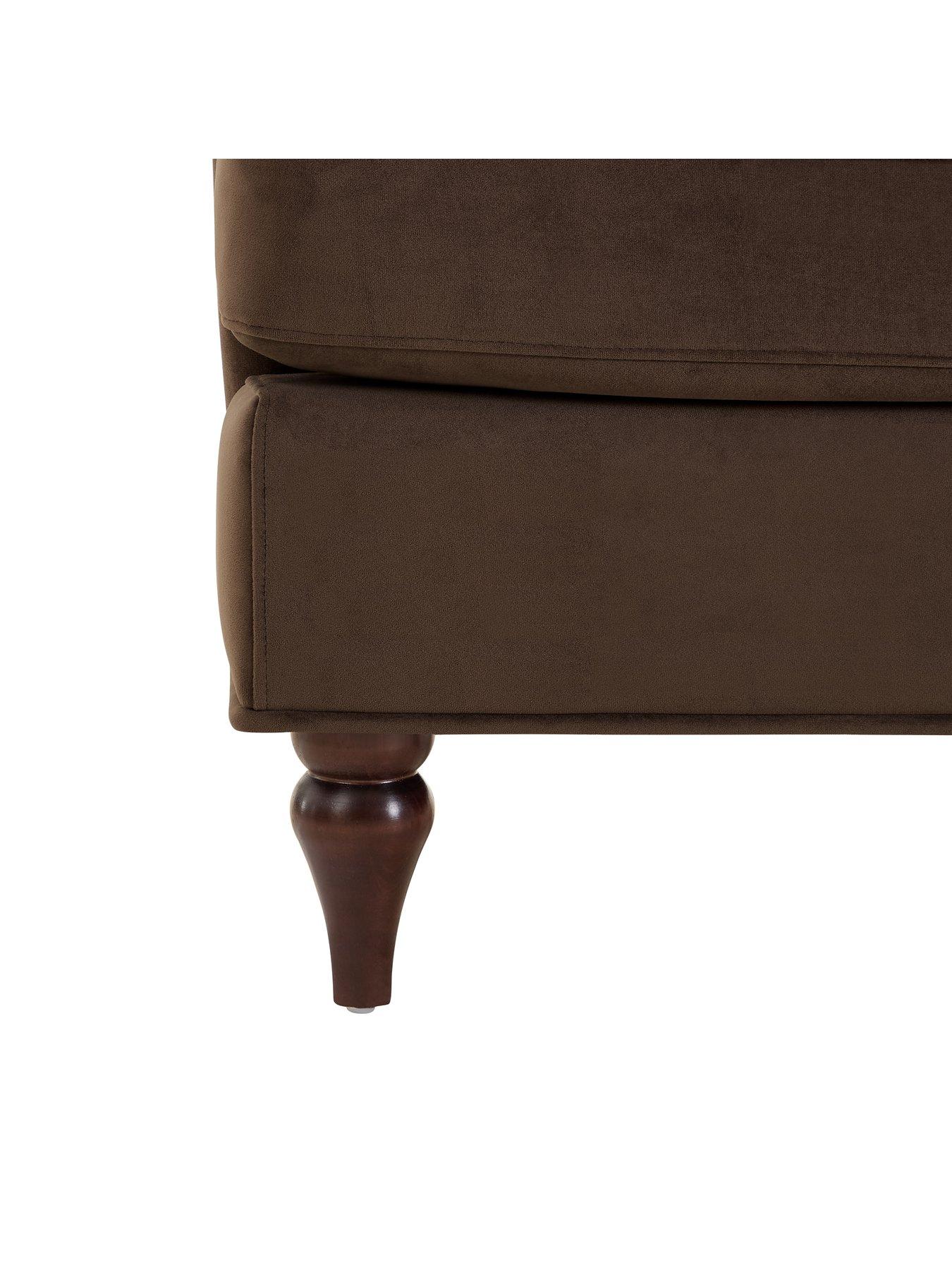 Image 4 of 5 of Dusk Hampshire Pouffe - Cappuccino