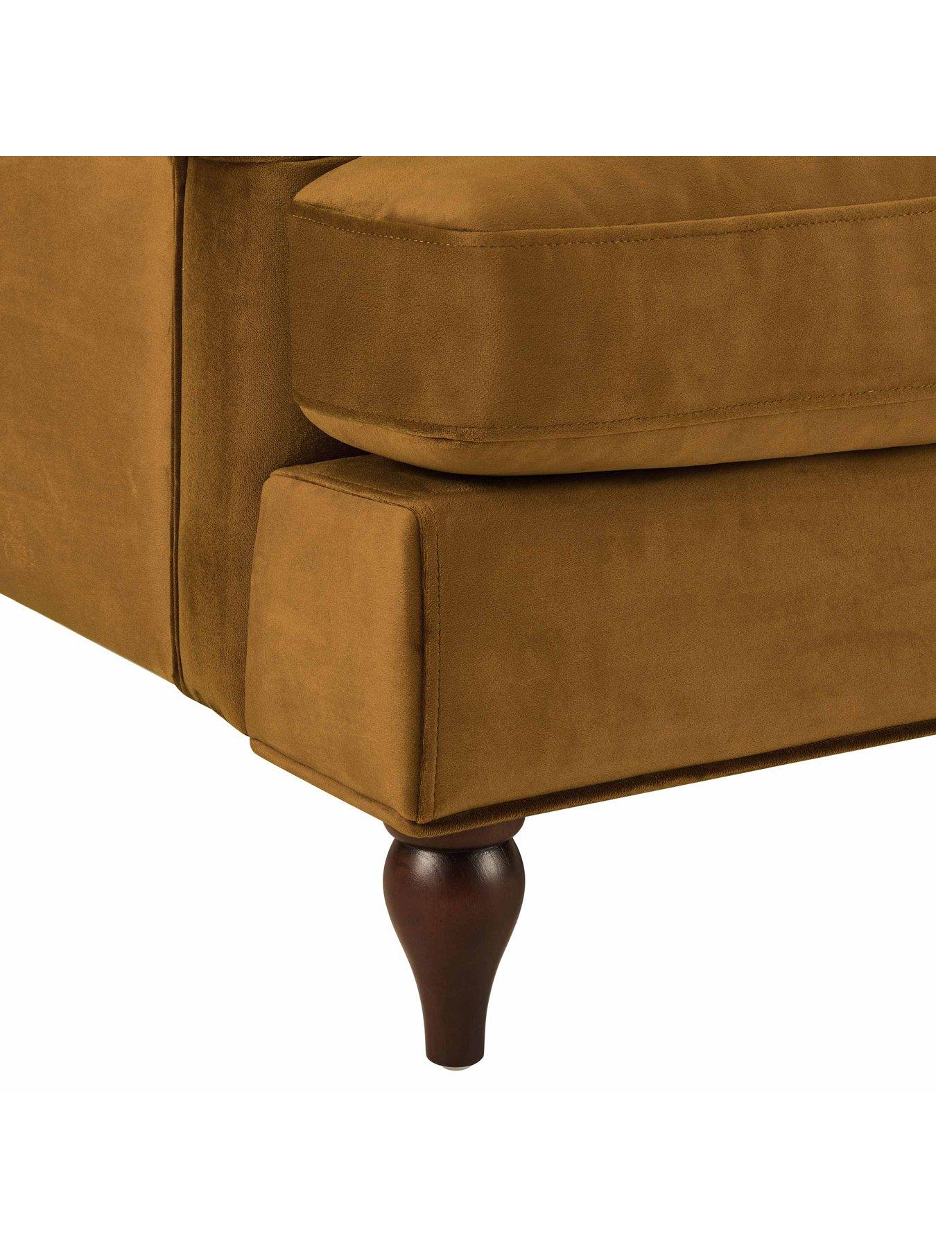 Image 6 of 7 of Dusk Hampshire Loveseat - Muted Gold