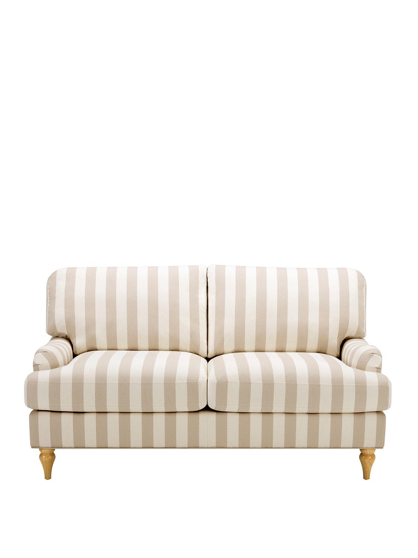 Image 2 of 7 of Dusk Hampshire 2 Seater Sofa - Natural Stripe