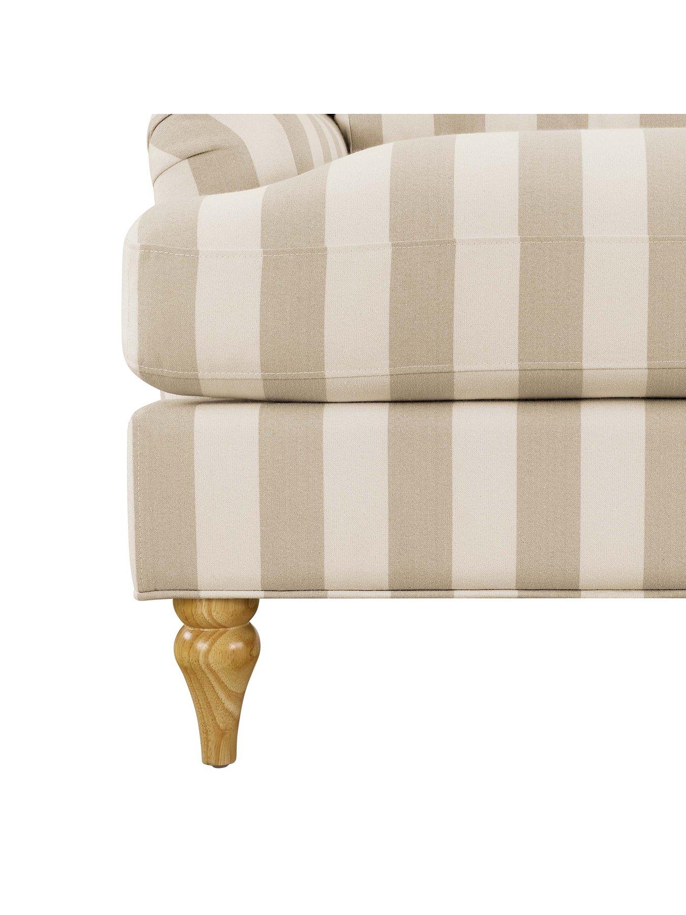 Image 5 of 7 of Dusk Hampshire 3 Seater Sofa - Natural Stripe