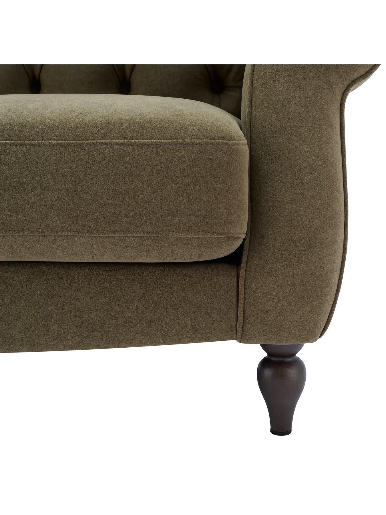 Image 6 of 7 of Dusk Hebden 2 Seater Sofa - Olive Green