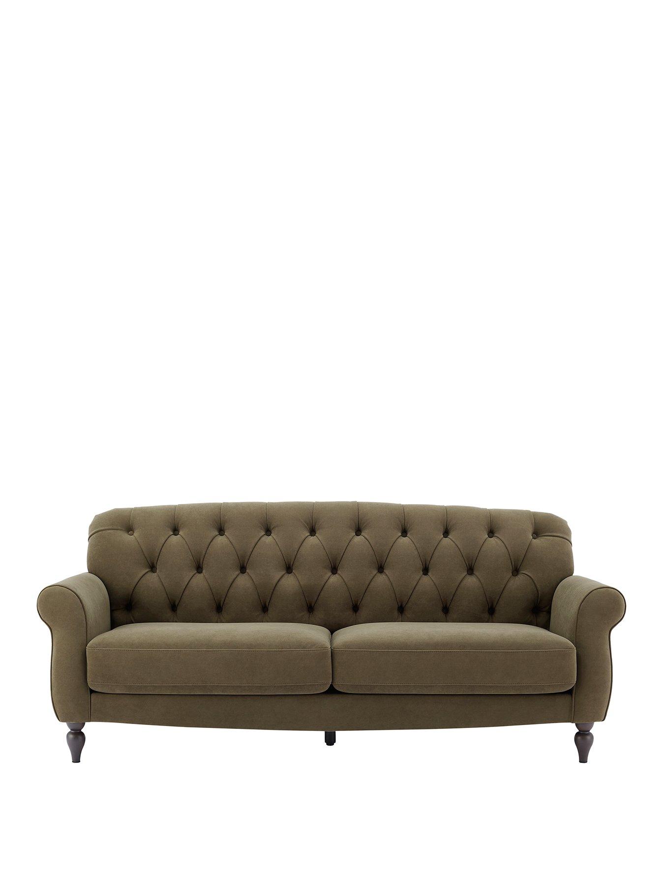 Image 2 of 7 of Dusk Hebden 3 Seater Sofa - Olive Green