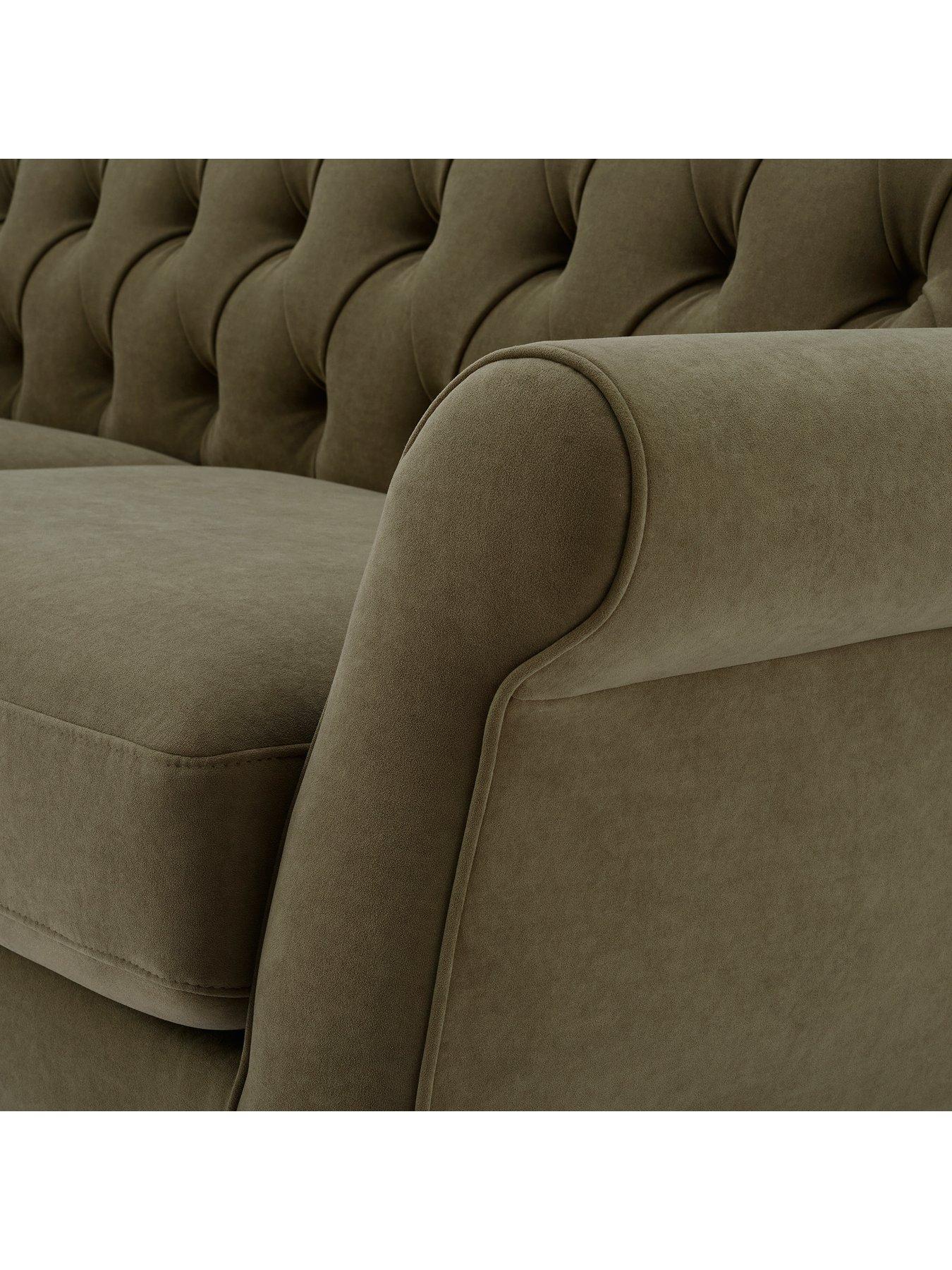 Image 5 of 7 of Dusk Hebden 3 Seater Sofa - Olive Green
