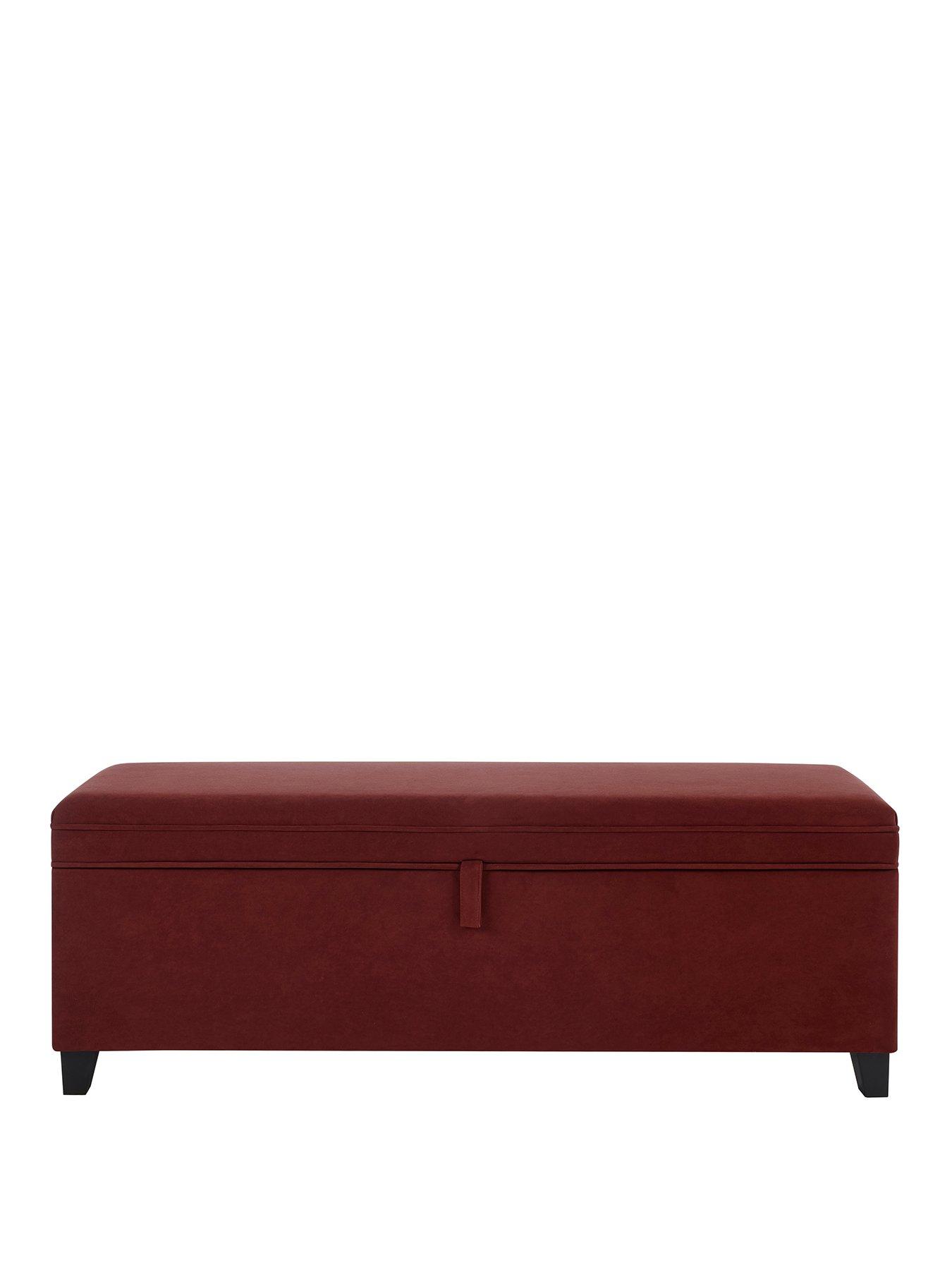 stillFront image of dusk-windermere-storage-ottoman-rust