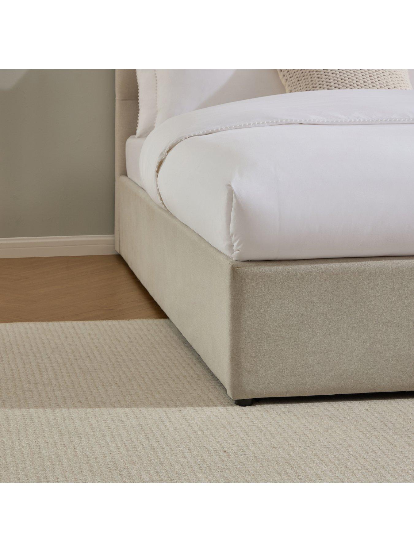 Image 5 of 7 of Dusk Middleton Natural Ottoman Storage Bed