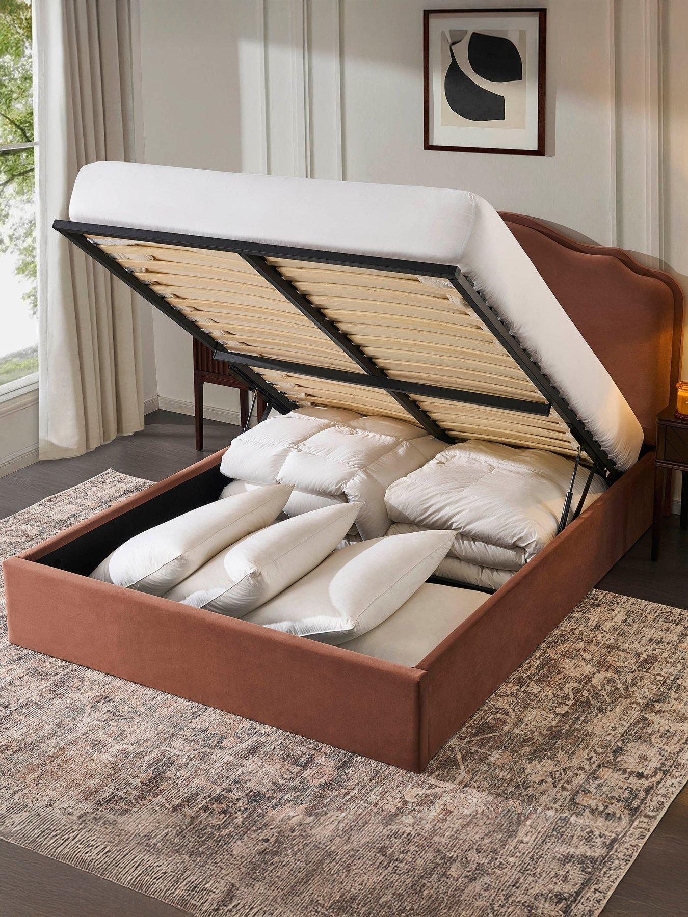  image of dusk-wiltshire-mauve-ottoman-storage-bed