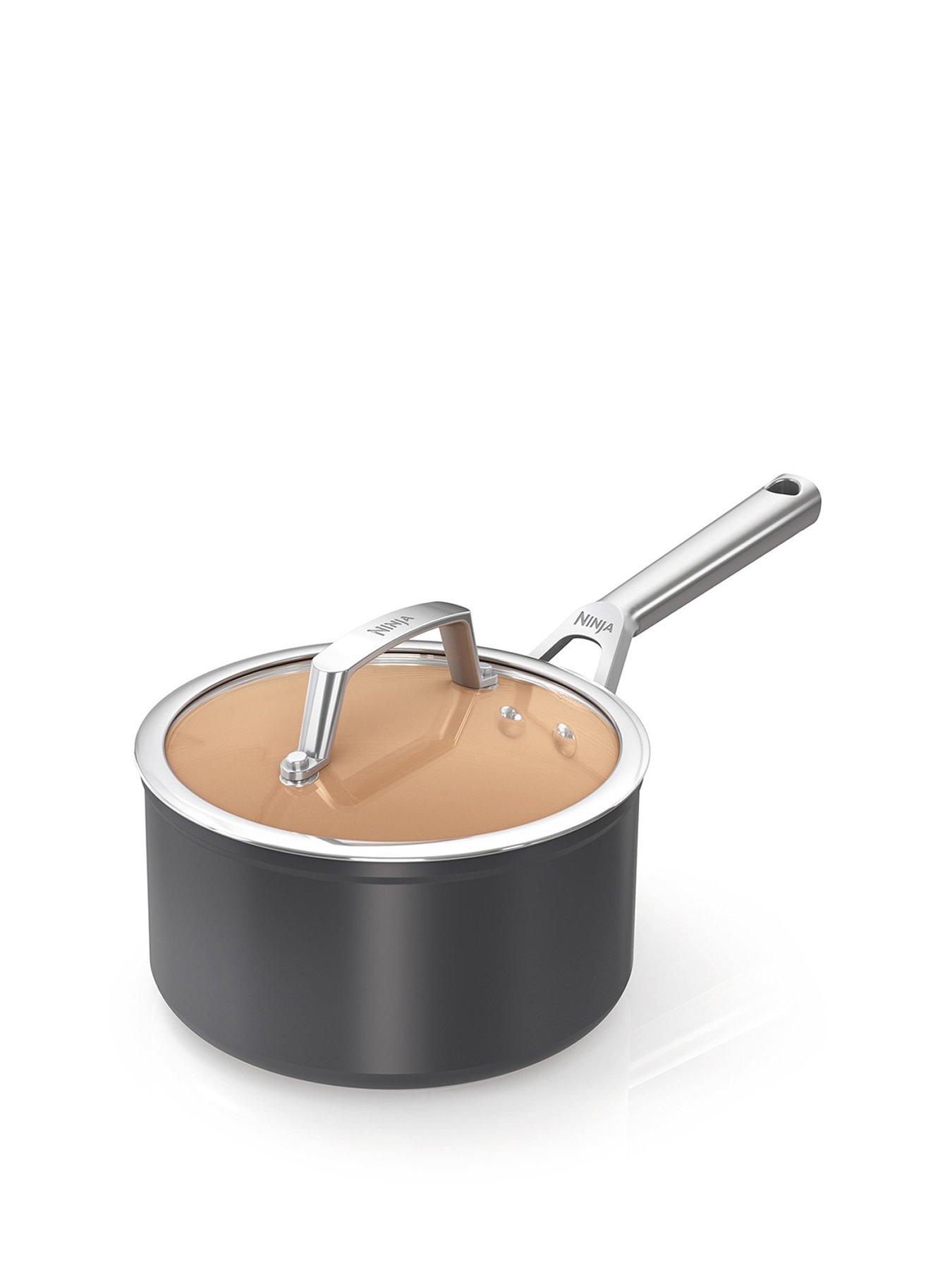 Image 1 of 6 of NINJA Extended Life Ceramic 18cm Saucepan Cw90218eui