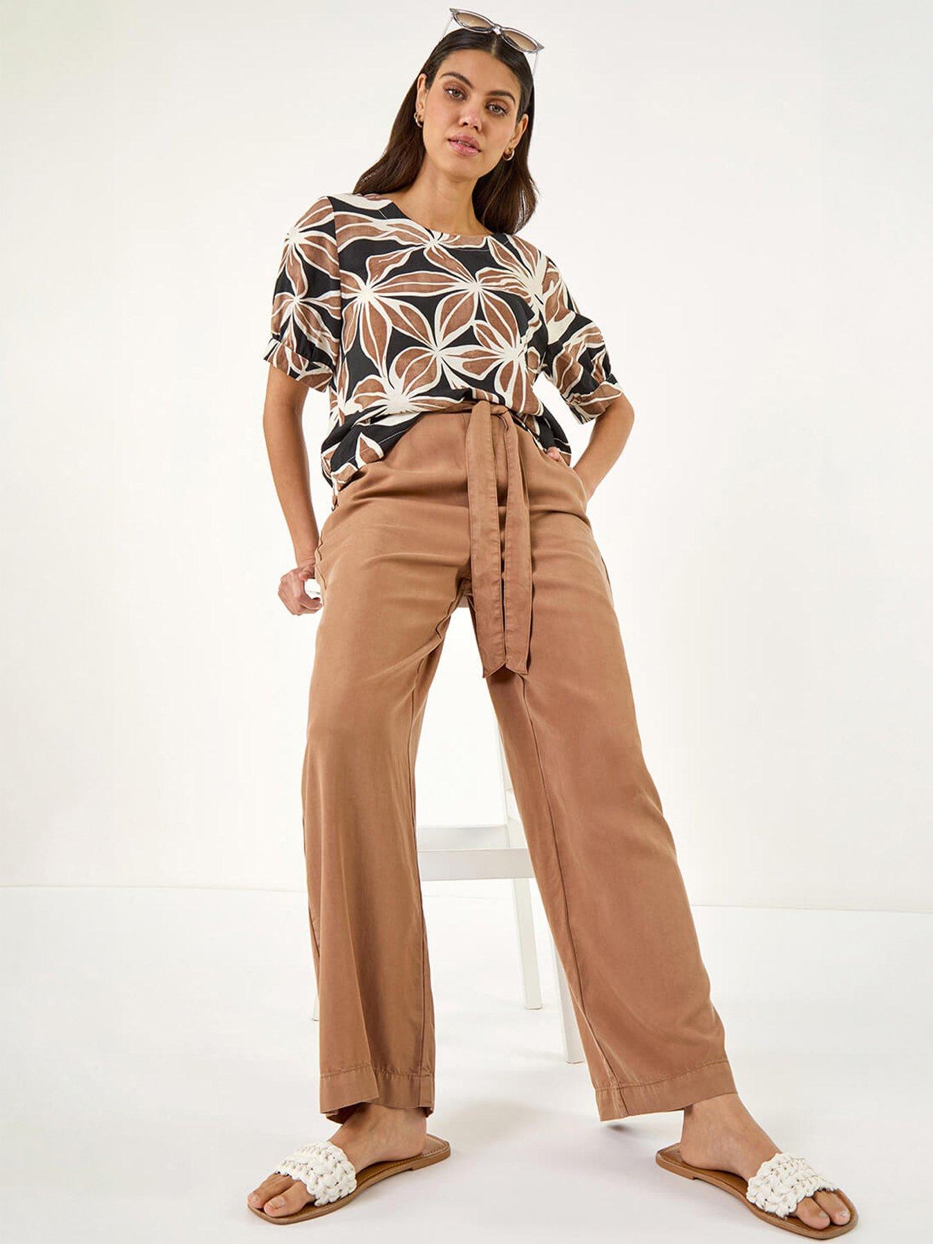Image 5 of 5 of Roman Floral Print Top