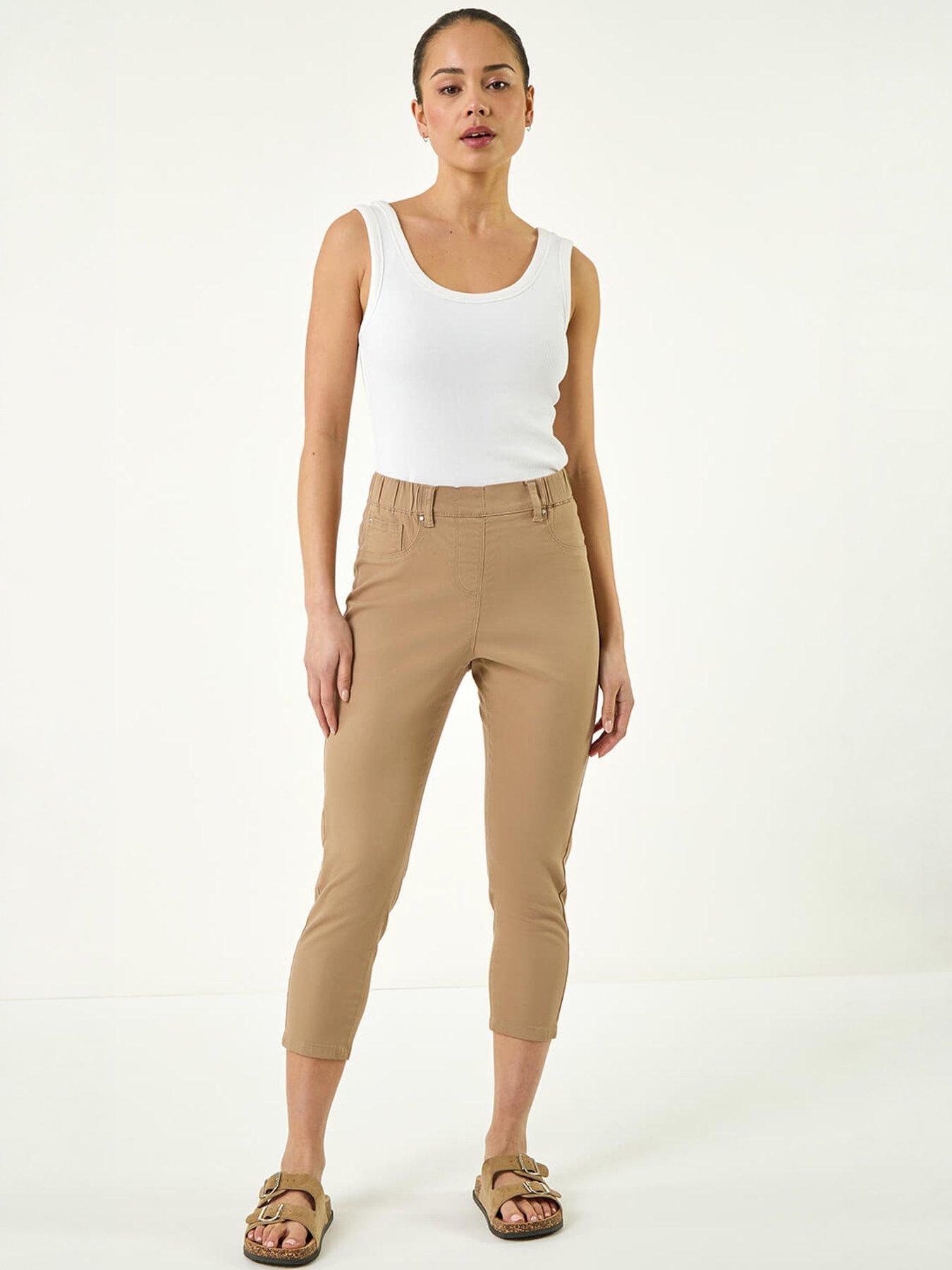 Image 5 of 5 of Roman Petite Stretch Crop Denim Jegging
