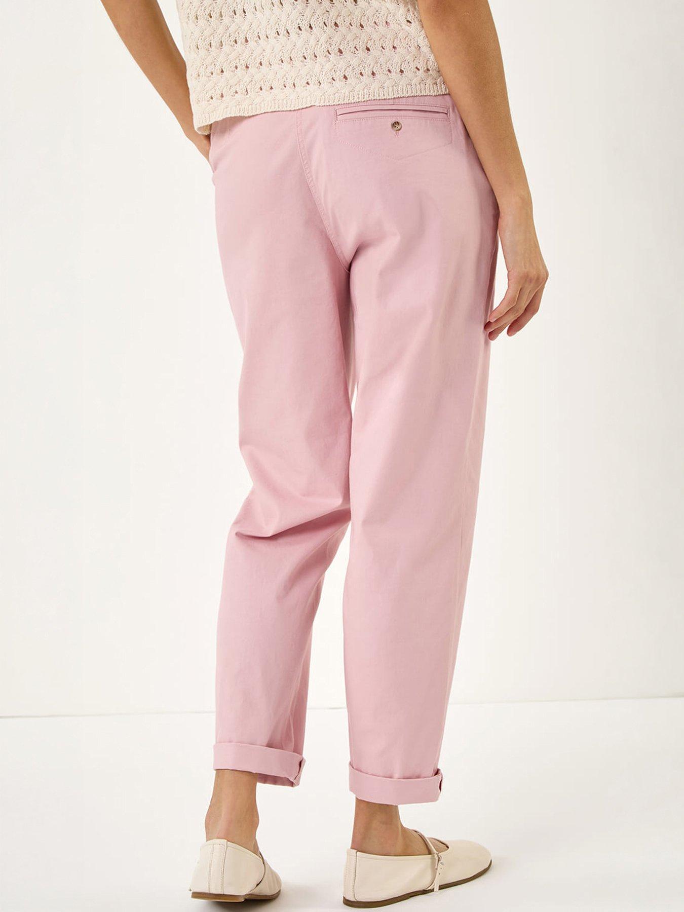  image of roman-plain-cotton-chino-trousers