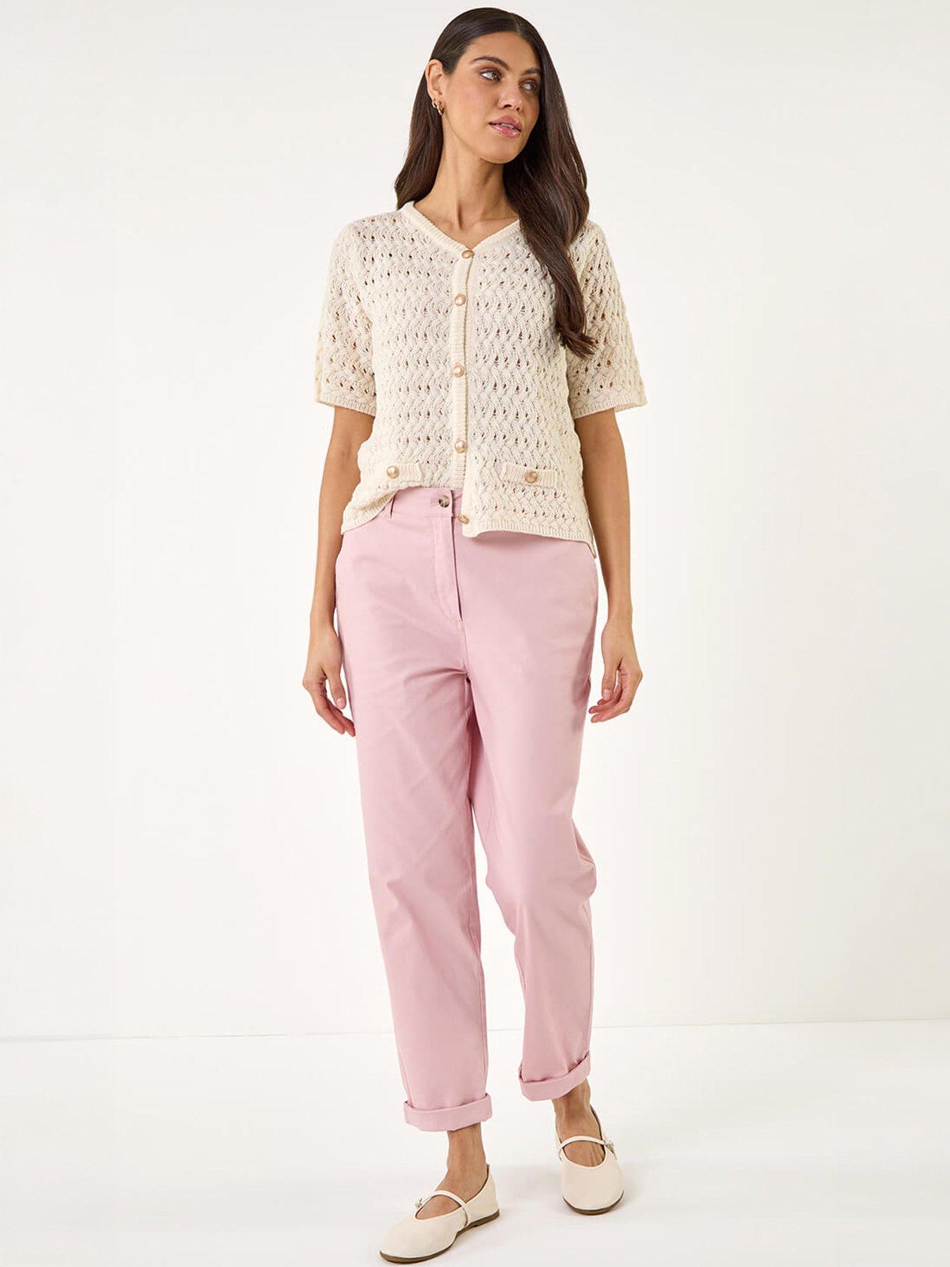  image of roman-plain-cotton-chino-trousers