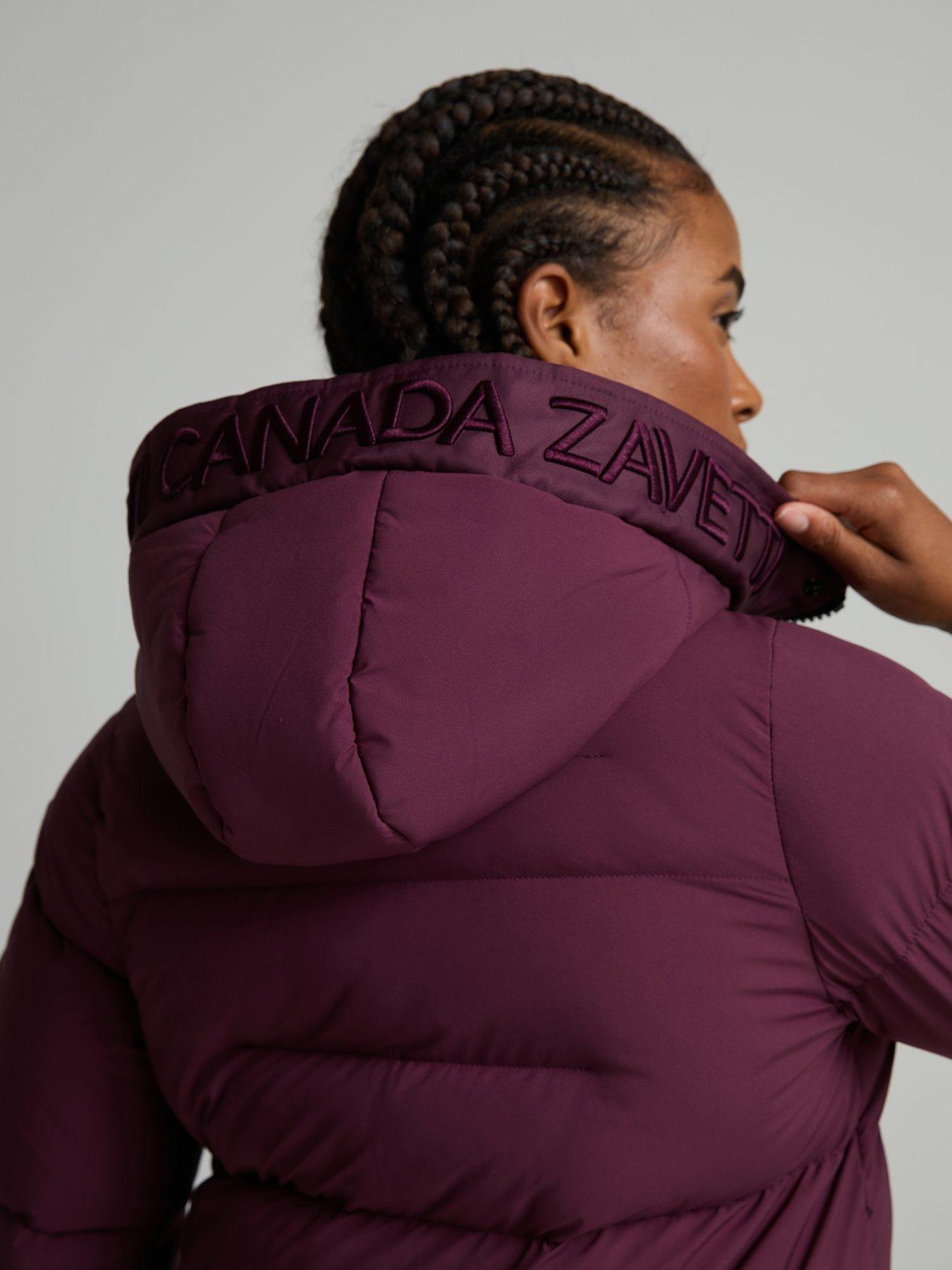 Image 6 of 6 of Zavetti Canada W Alora Longline Puffer Jacket