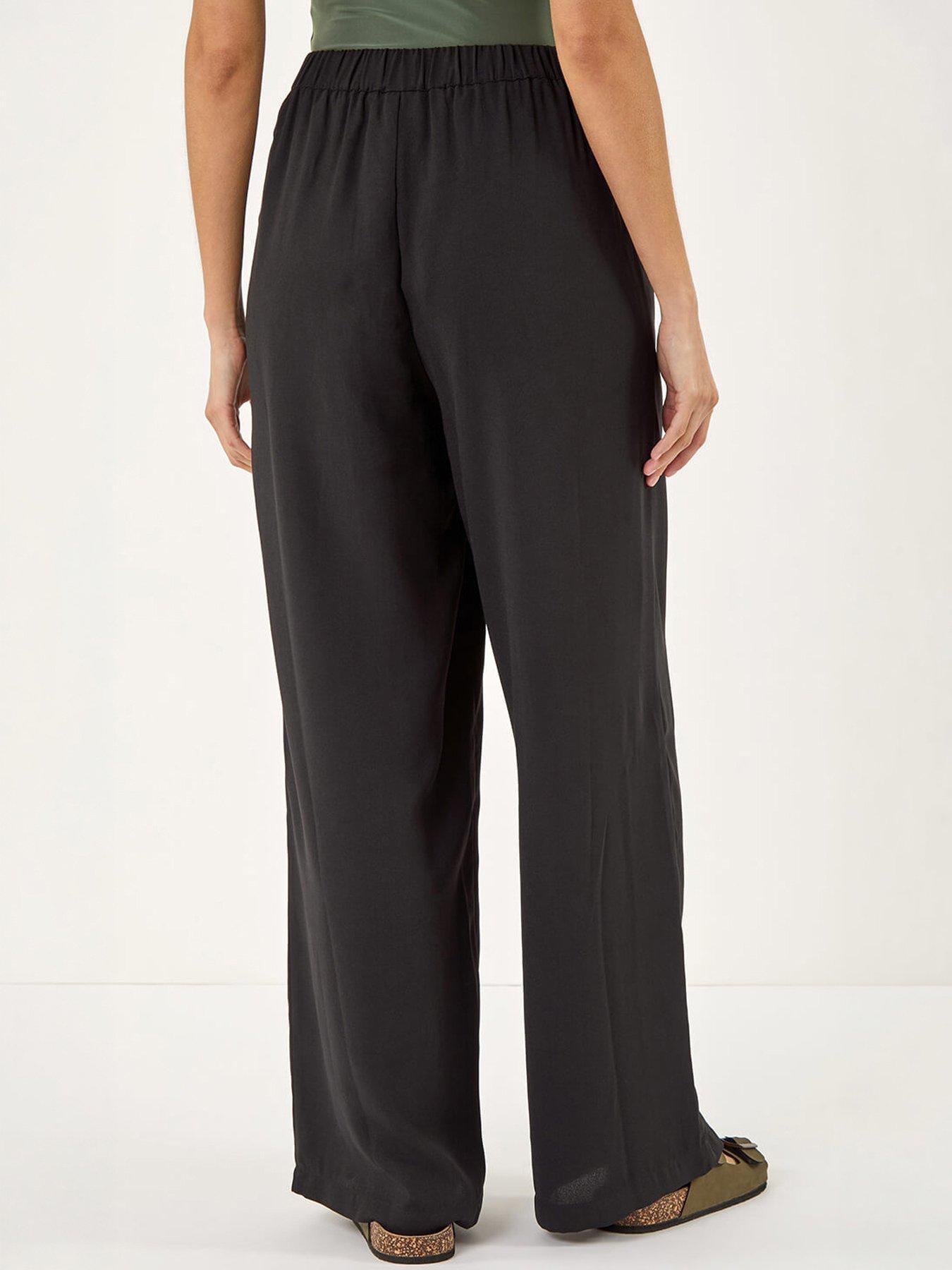 Image 2 of 5 of Roman Crepe Elasticated Waist Trouser