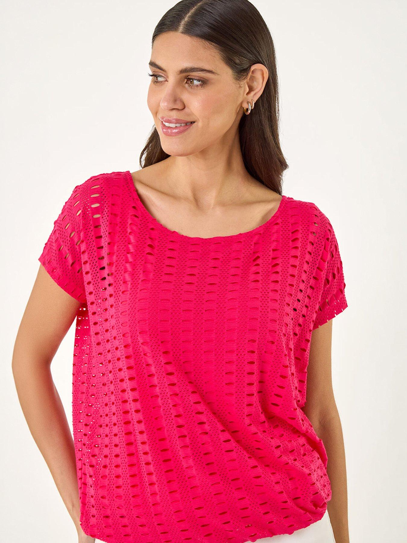 Image 1 of 5 of Roman Cut Out Detail Stretch Top