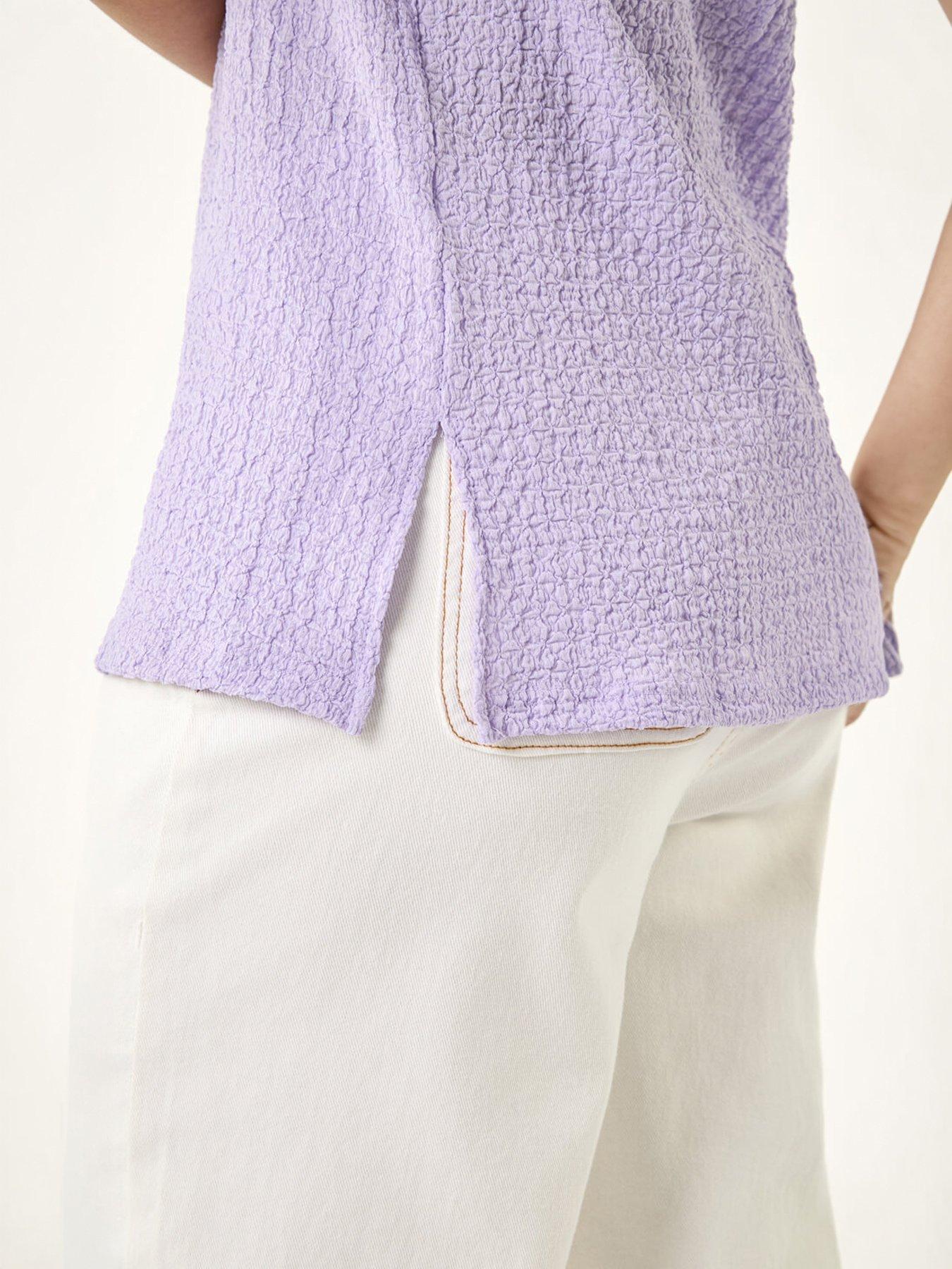 stillFront image of roman-dusk-textured-longline-stretch-top