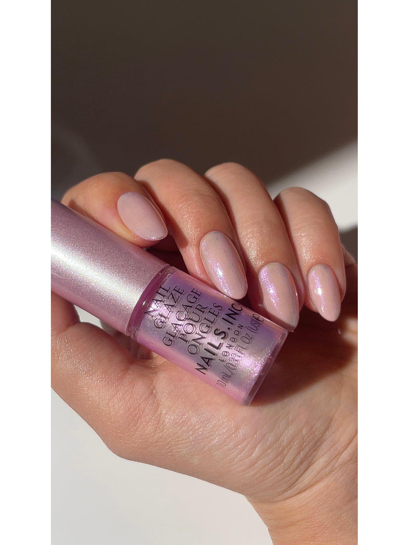 Image 3 of 6 of Nails Inc Chrome Glow Chrome Nail Glaze Easy Donut Effect Nails, Chrome Nail Powder and Sponge Set