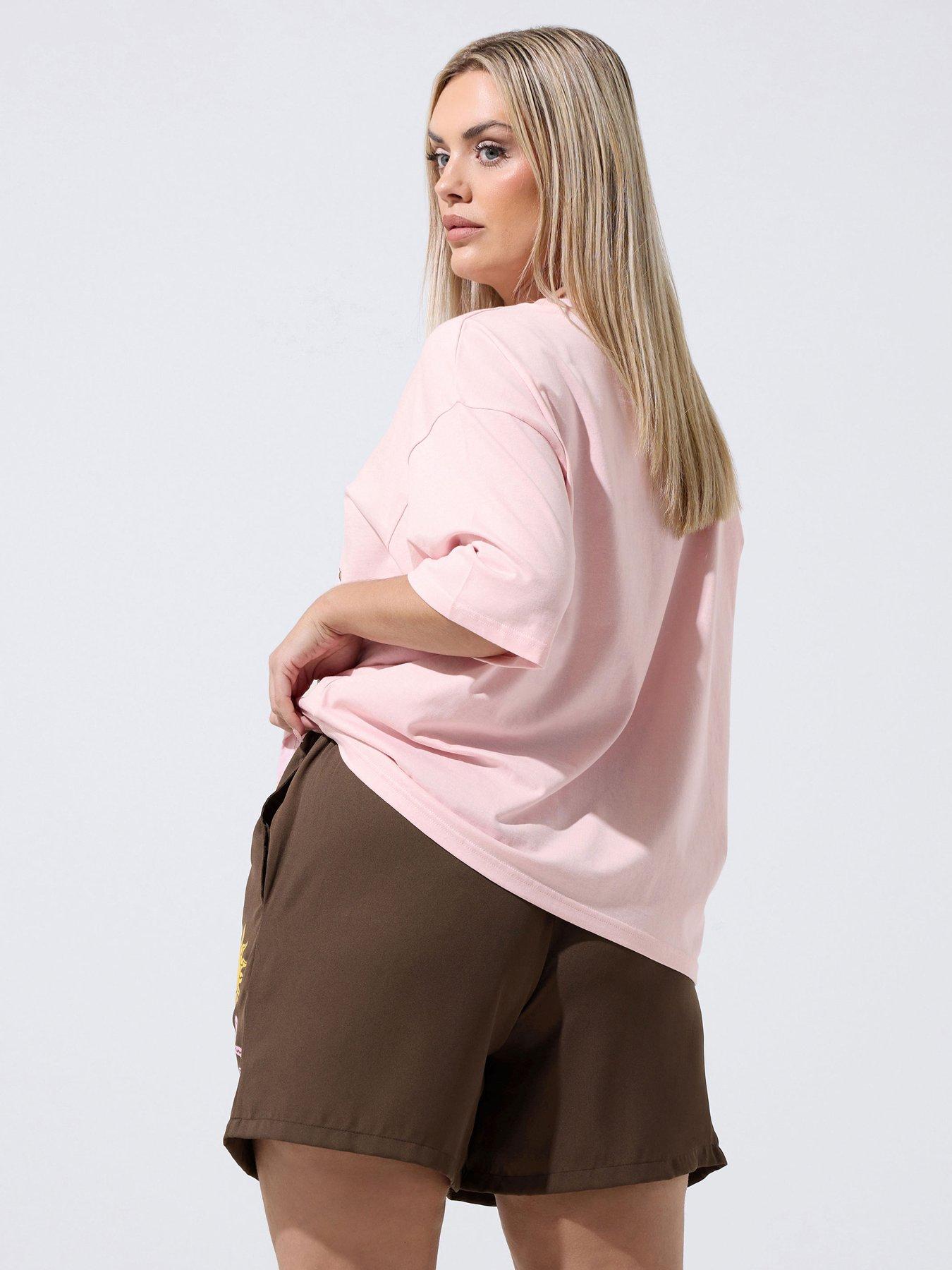 stillFront image of yours-curve-deer-print-trousers