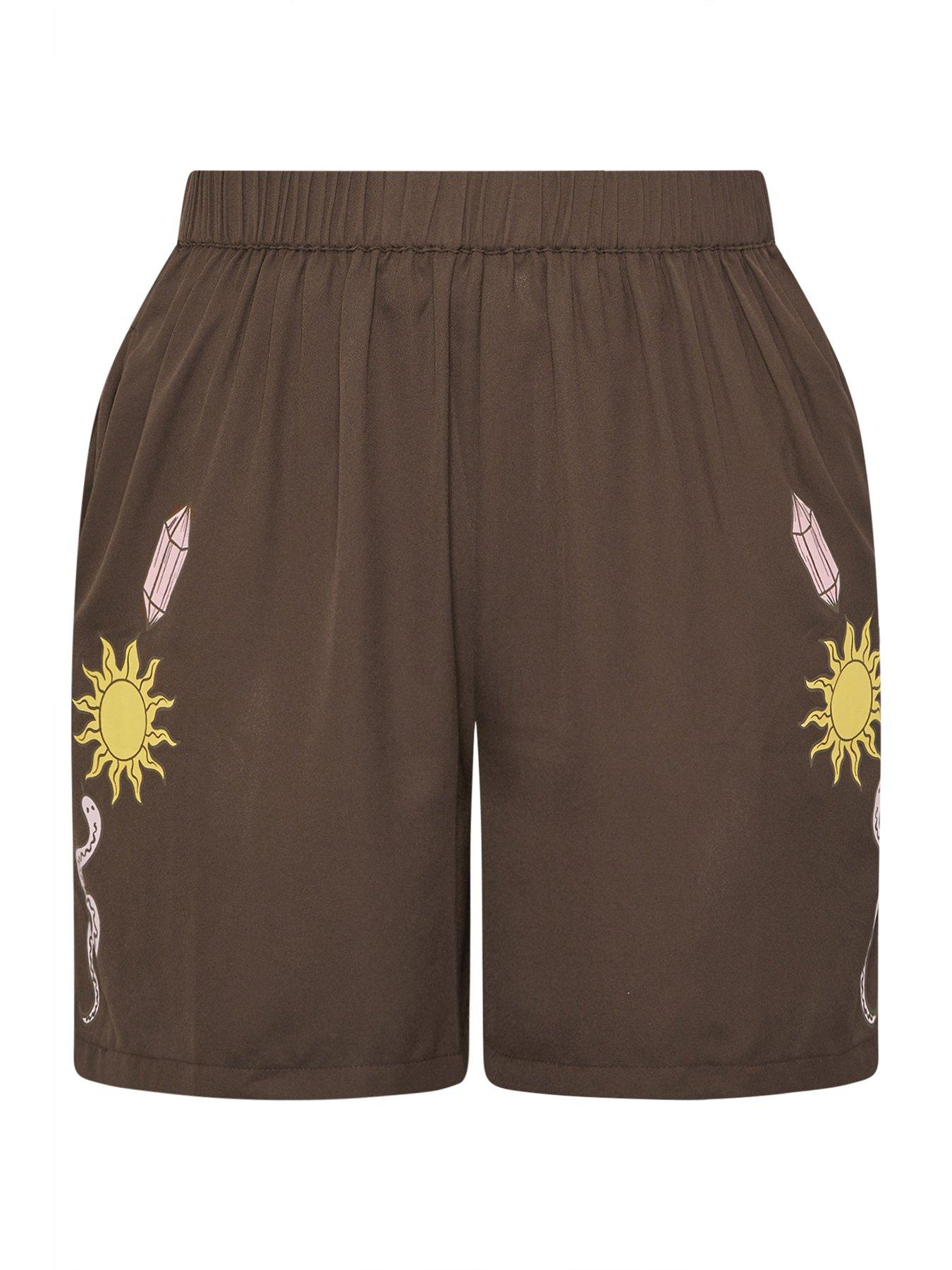  image of yours-curve-deer-print-trousers