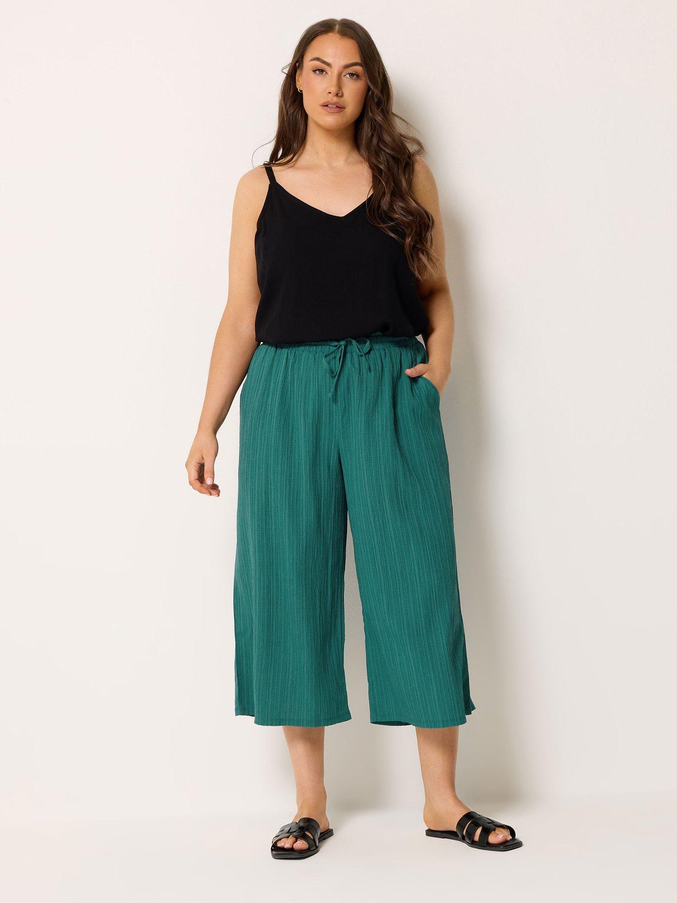 Image 3 of 4 of Yours Curve Ditsy Ruffle Maxi Skirt