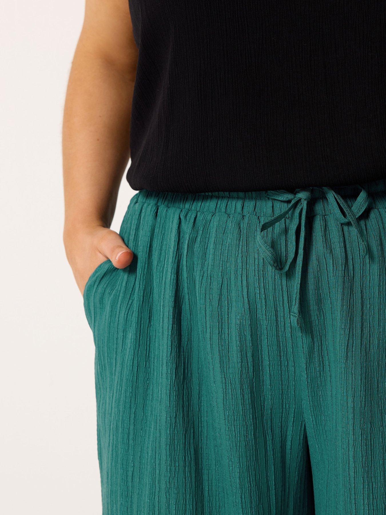 Image 4 of 4 of Yours Curve Ditsy Ruffle Maxi Skirt