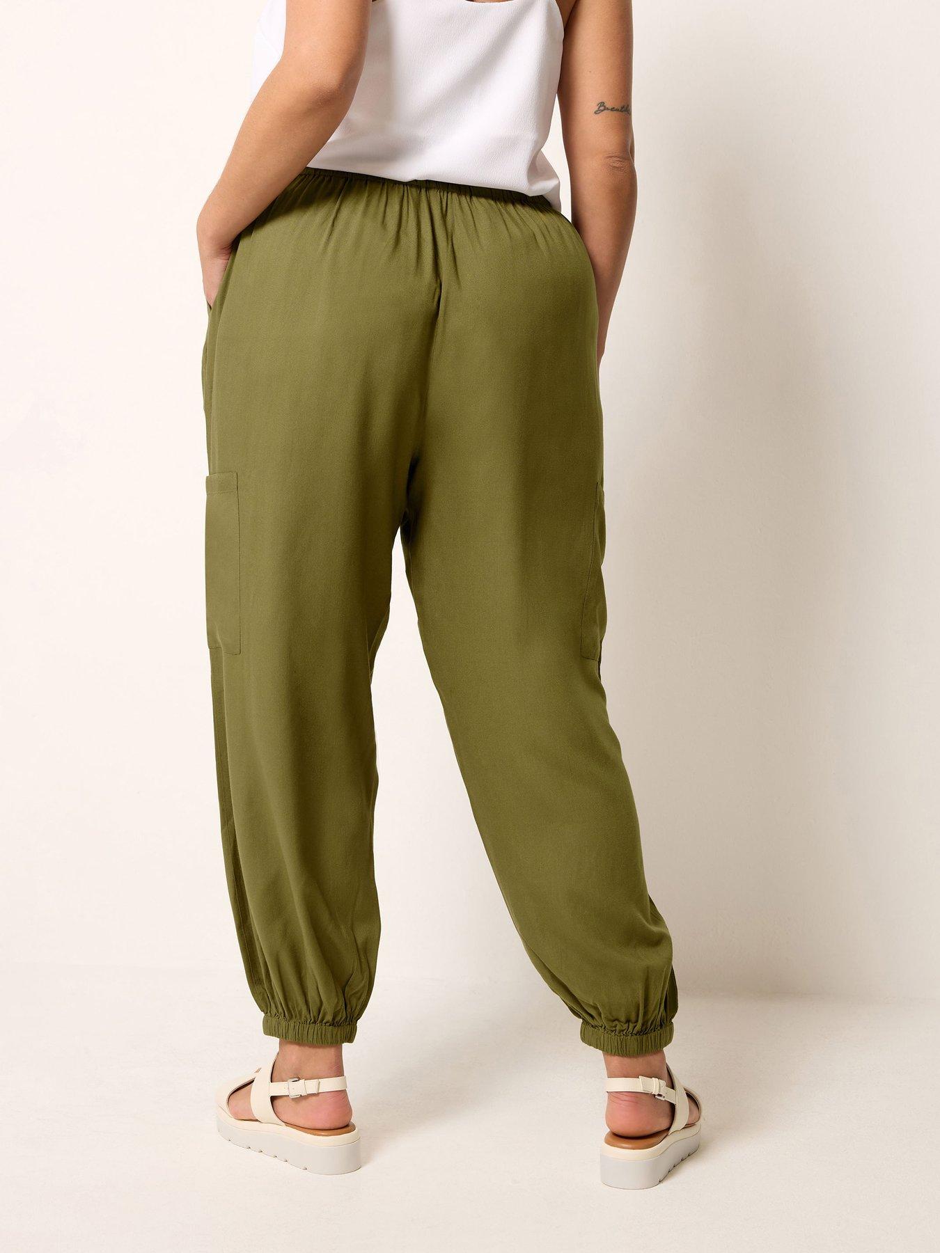  image of yours-curve-crochet-side-crop-trousers