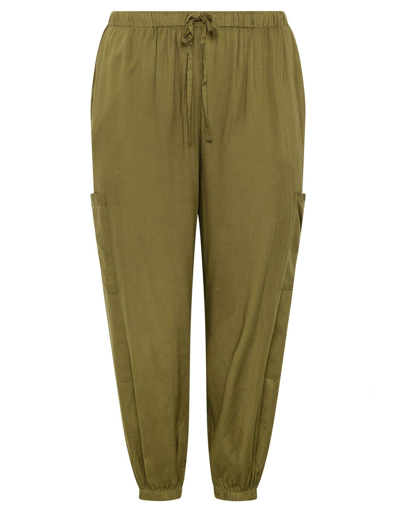  image of yours-curve-crochet-side-crop-trousers
