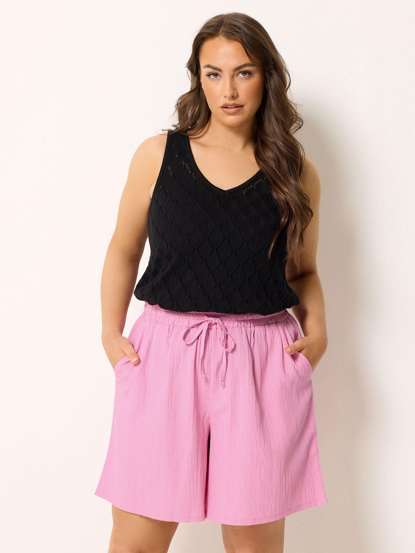 Image 1 of 5 of Yours Curve Leopard Print Shorts