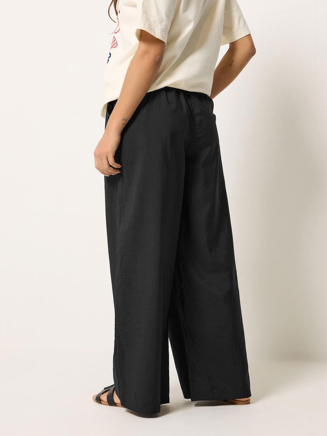 Image 2 of 4 of PixieGirl Petite Shirred Waist Midi Skirt - Black