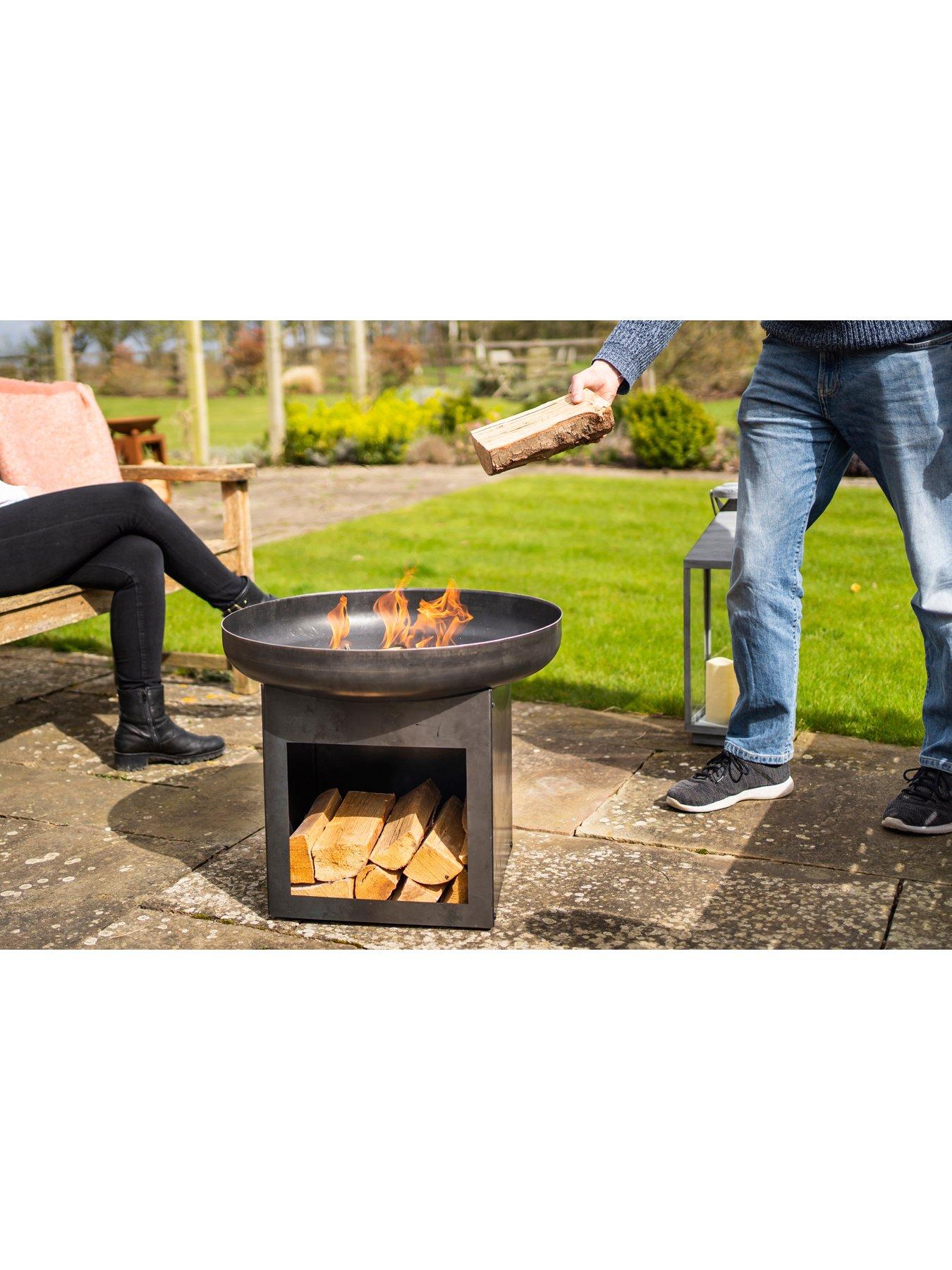  image of smart-garden-laguna-fire-bowl-log-store