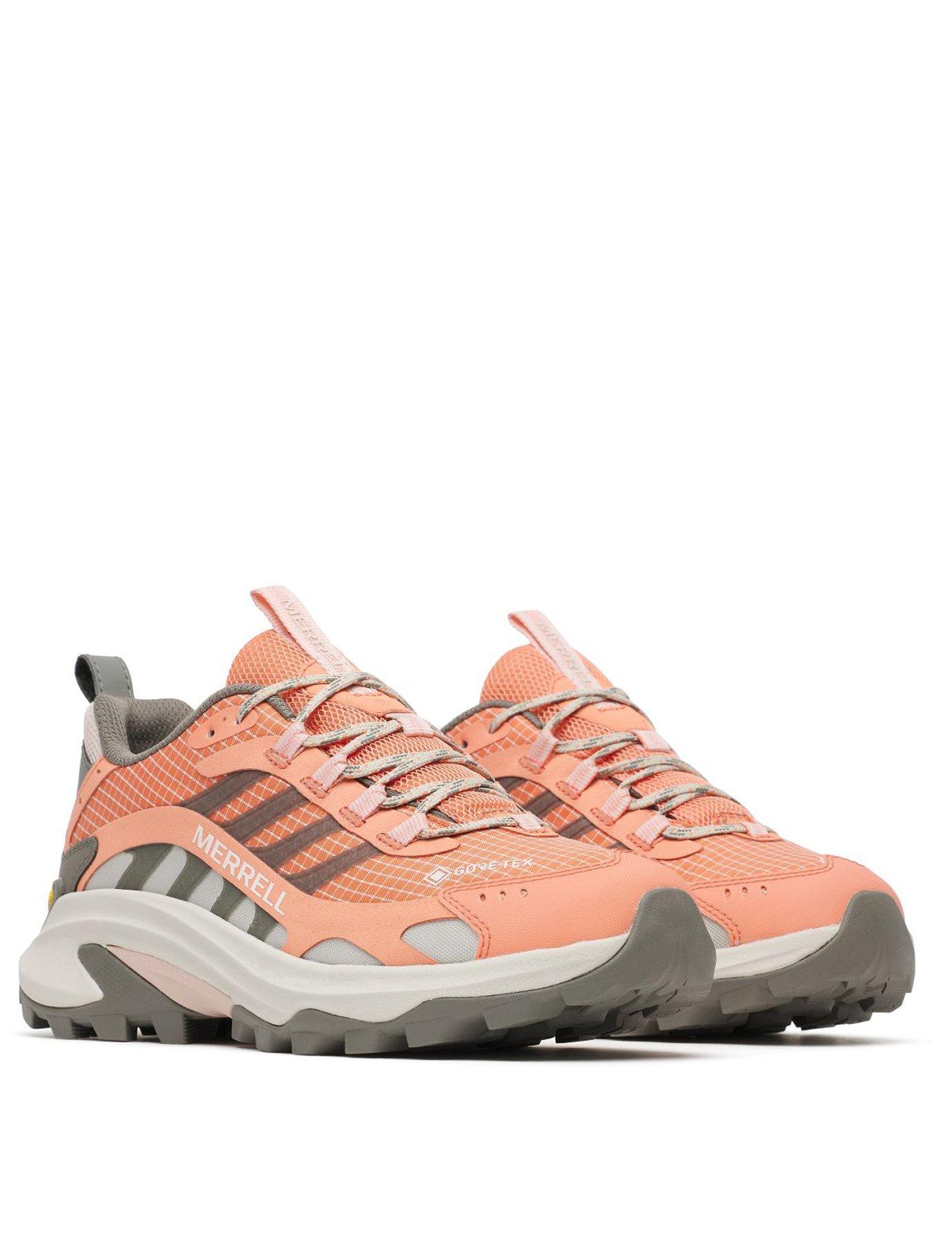 Image 2 of 6 of Merrell Womens Moab Speed 2 Goretex Hiking Shoes - Pink