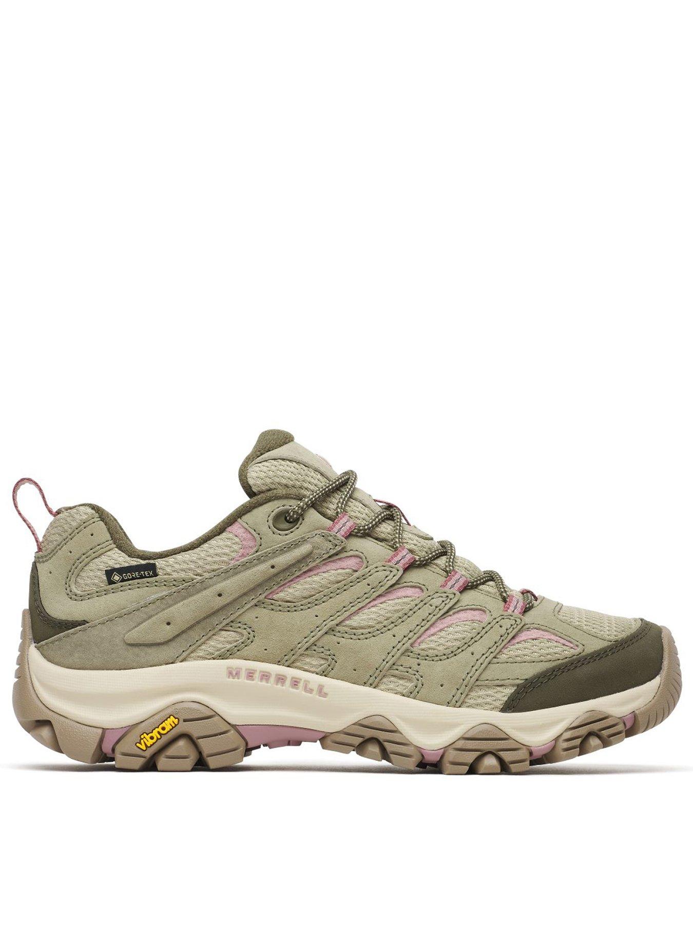 Merrell Womens Moab 3 Goretex Hiking Shoes - Green