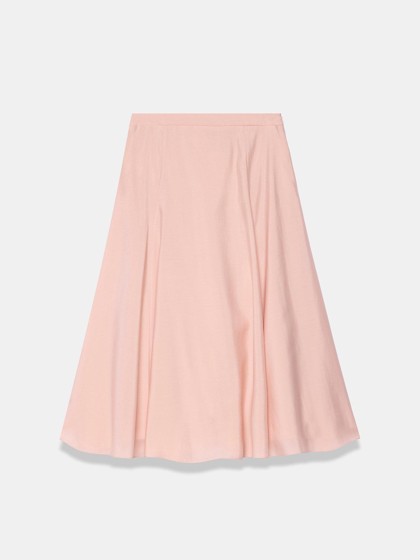 Image 5 of 6 of Mint Velvet Light Pink Aline Skirt