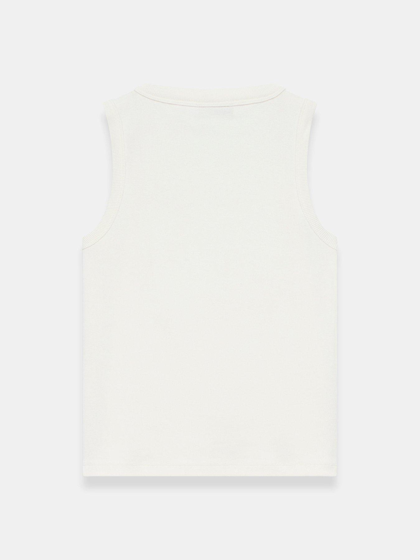 Image 6 of 6 of Mint Velvet Ivory Flower Vest Top - Cream