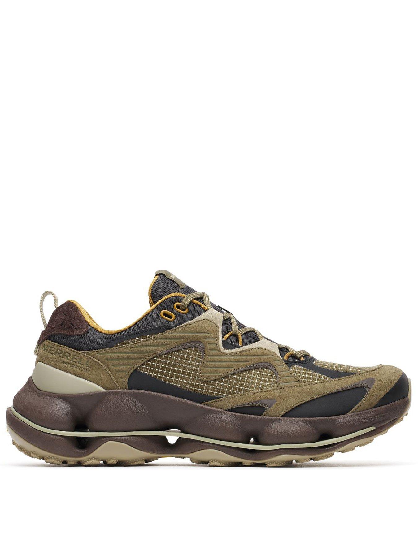 Merrell Mens Speedarc Matis Leather Waterproof Hiking Shoes - Green