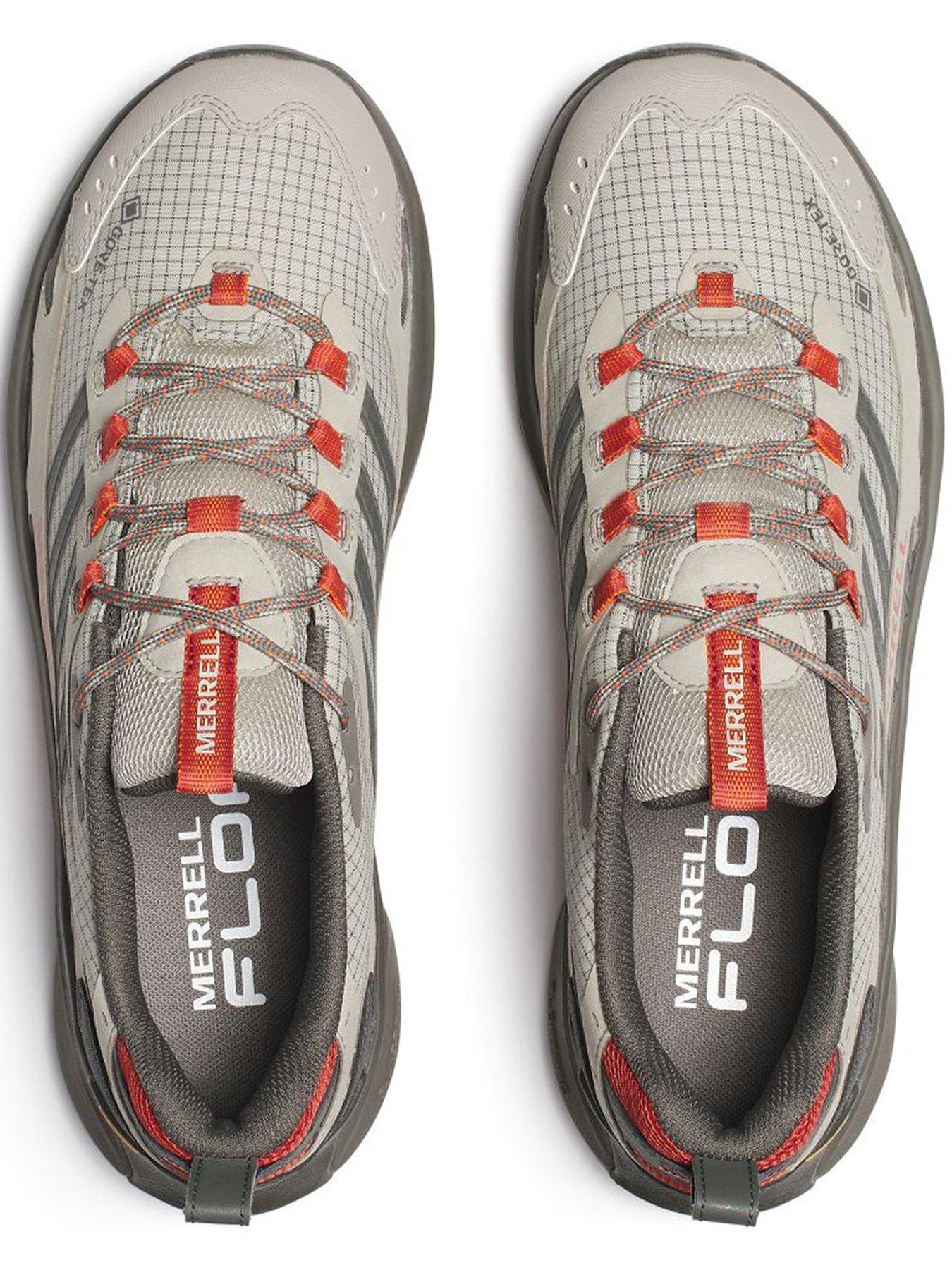 Image 3 of 5 of Merrell Mens Moab Speed 2 Goretex Hiking Shoes - Grey/red