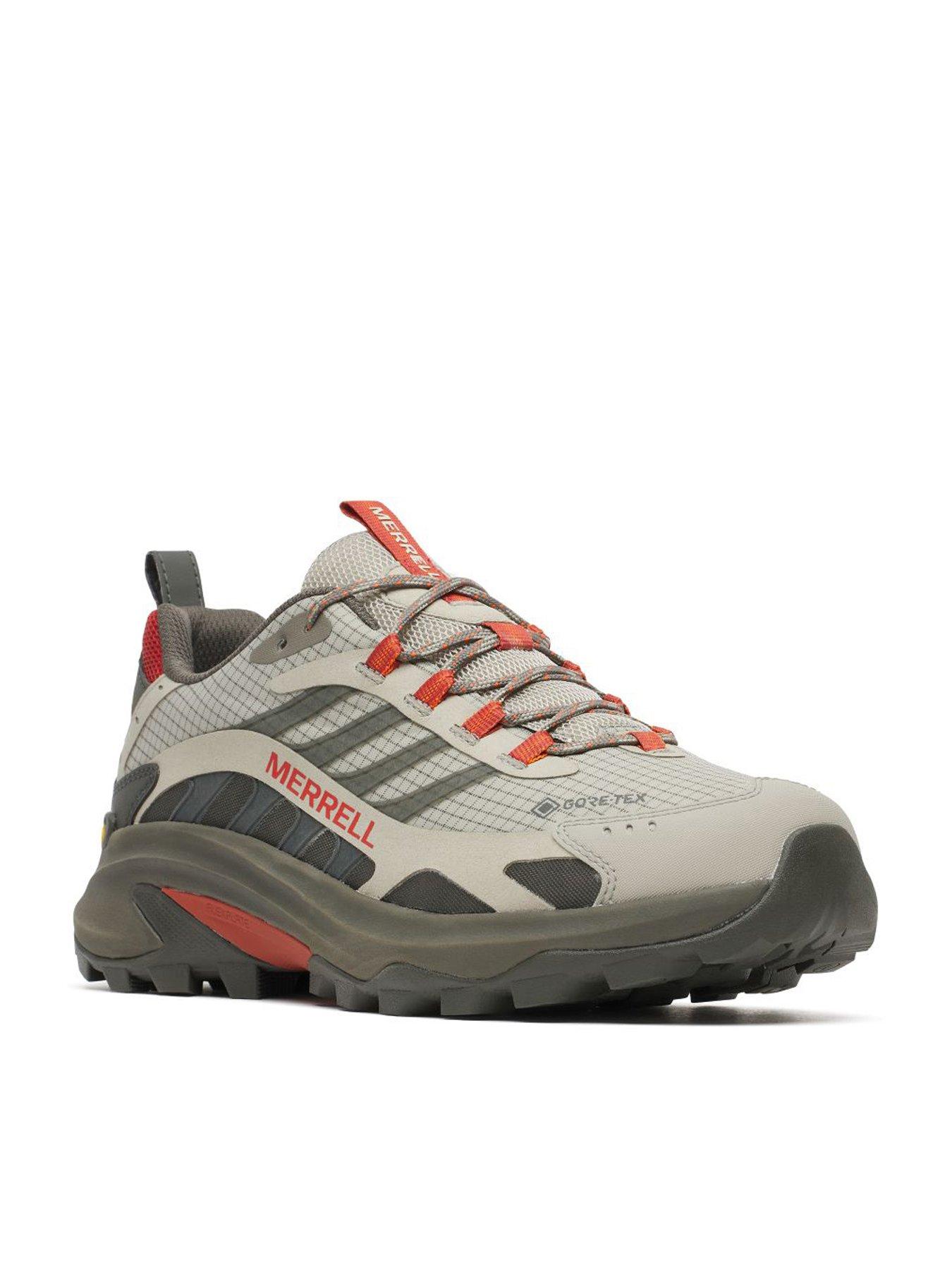 Image 5 of 5 of Merrell Mens Moab Speed 2 Goretex Hiking Shoes - Grey/red