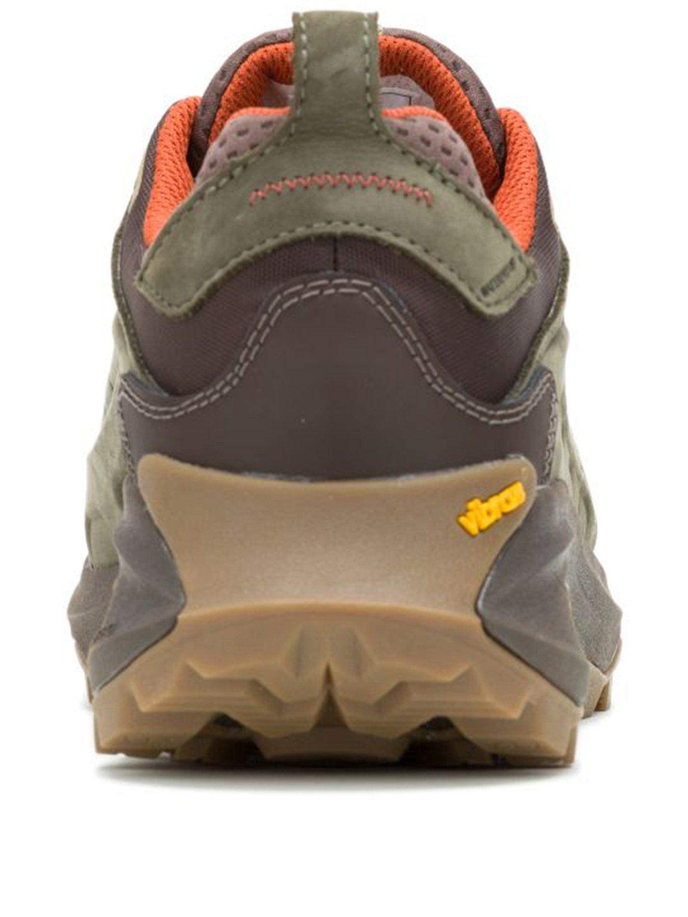 Image 3 of 6 of Merrell Mens Moab Speed 2 Waterproof Leather Vibram Hiking Shoes - Green