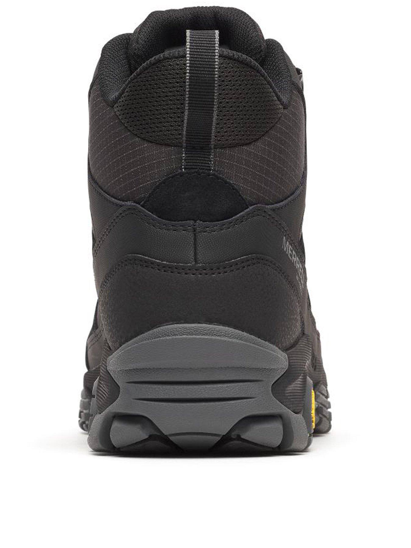 Image 3 of 6 of Merrell Mens Thermo Snow Grip Mid Waterproof Hiking Boots - Black