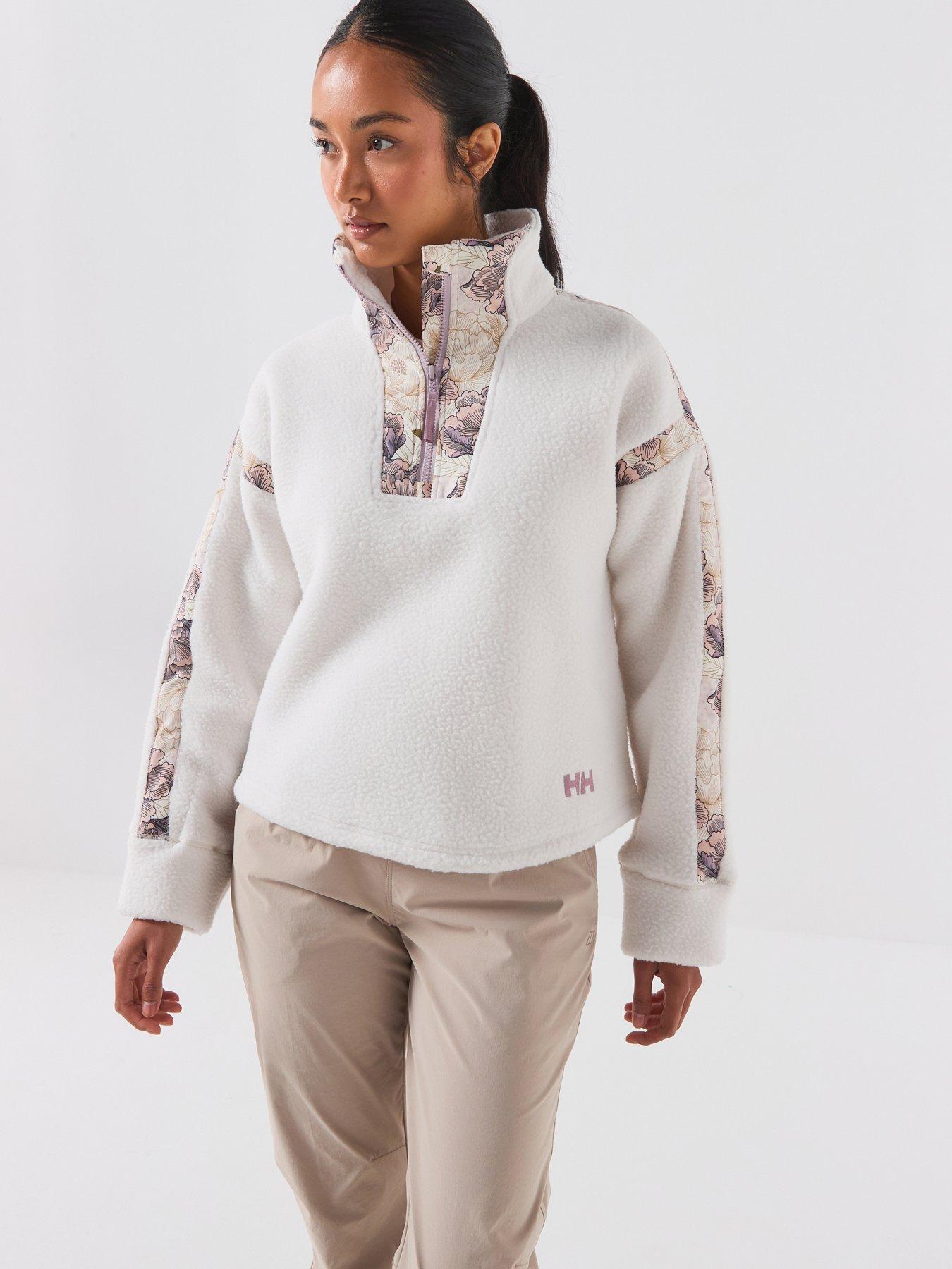 Image 1 of 6 of Helly Hansen Womens Imperial Pile Half Zip Fleece - Cream