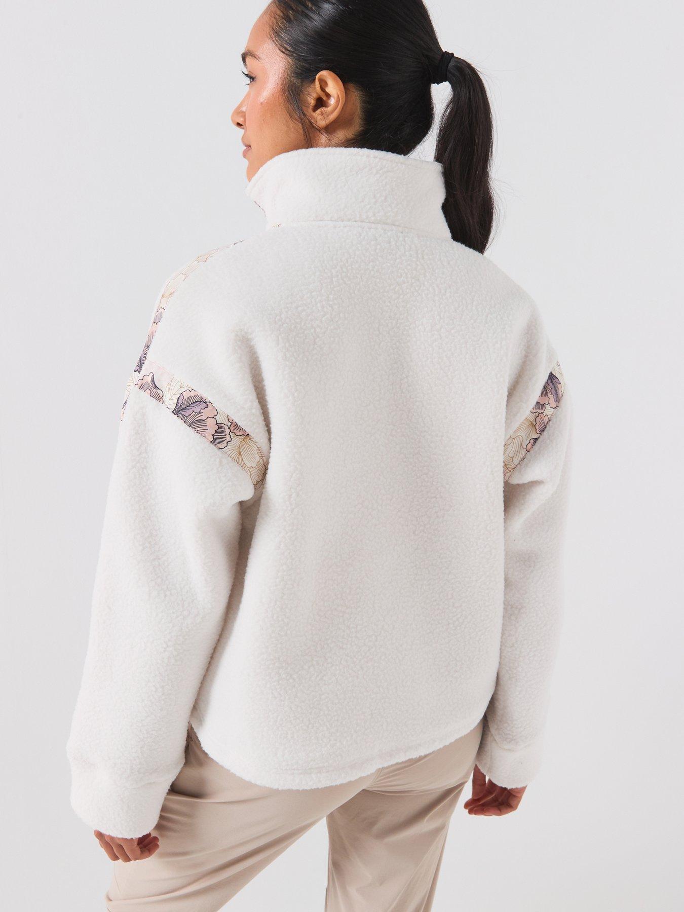 Image 2 of 6 of Helly Hansen Womens Imperial Pile Half Zip Fleece - Cream