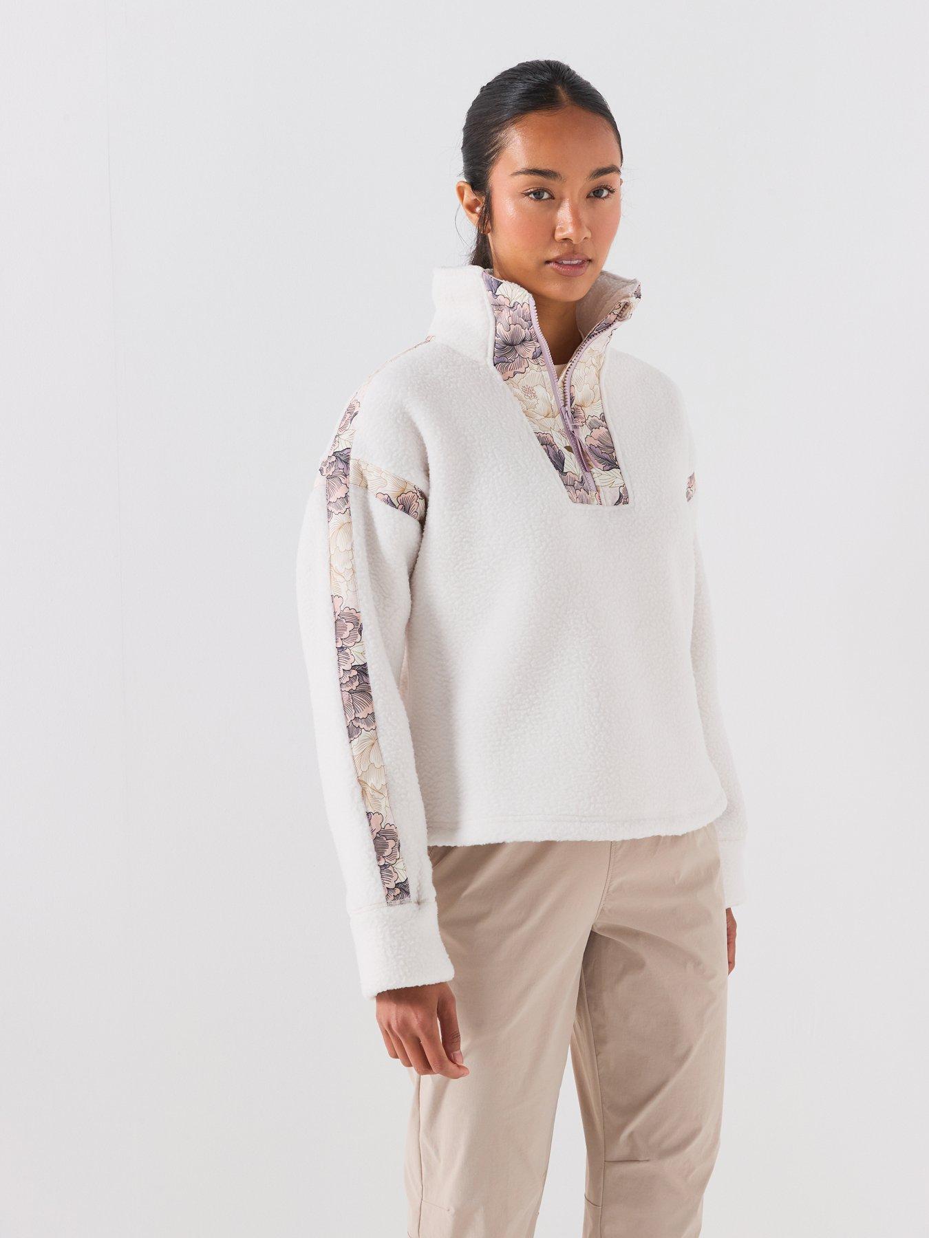 Image 5 of 6 of Helly Hansen Womens Imperial Pile Half Zip Fleece - Cream