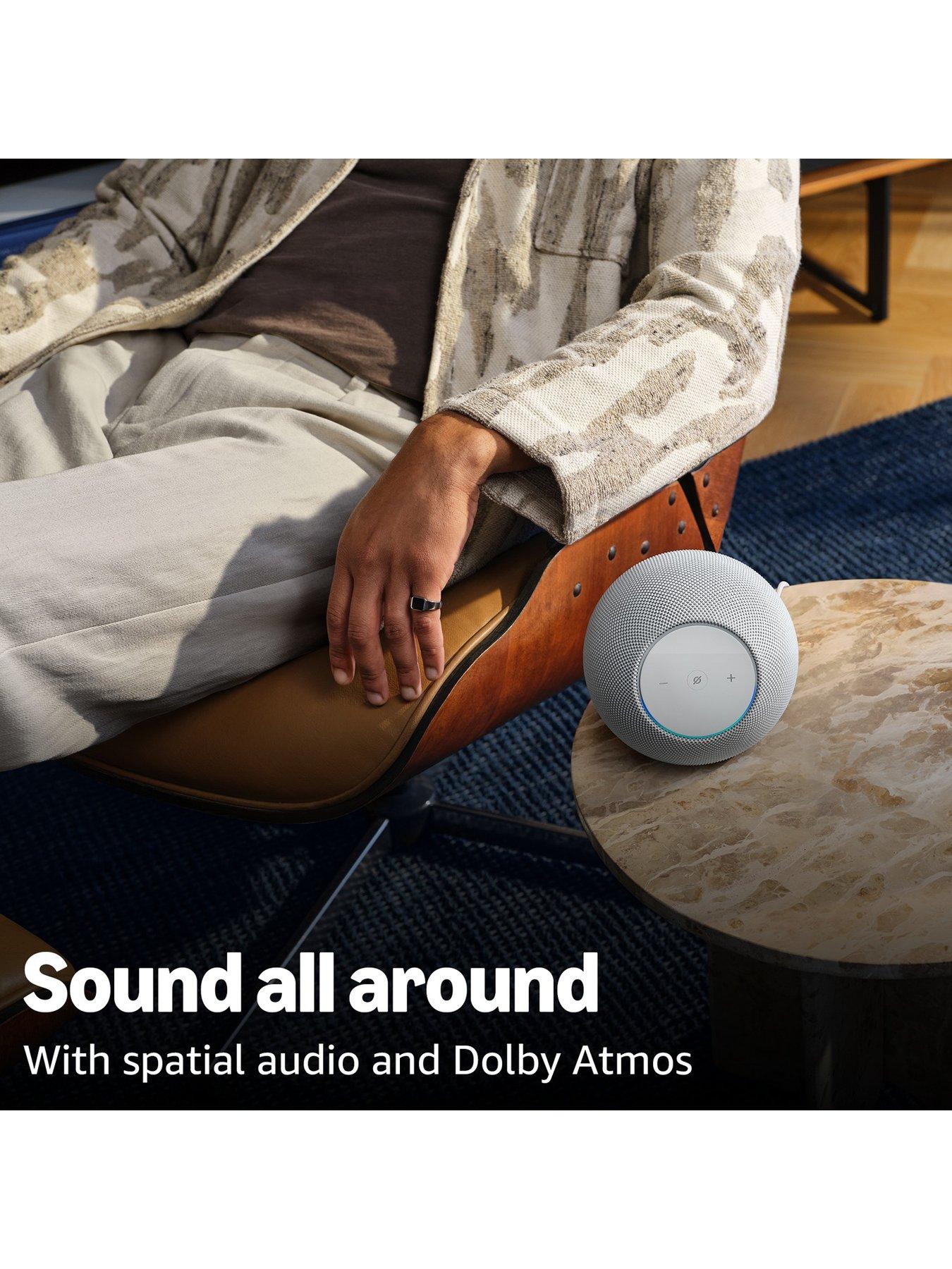 Image 3 of 7 of Amazon Amazon Echo Studio (2025 release) - Glacier White