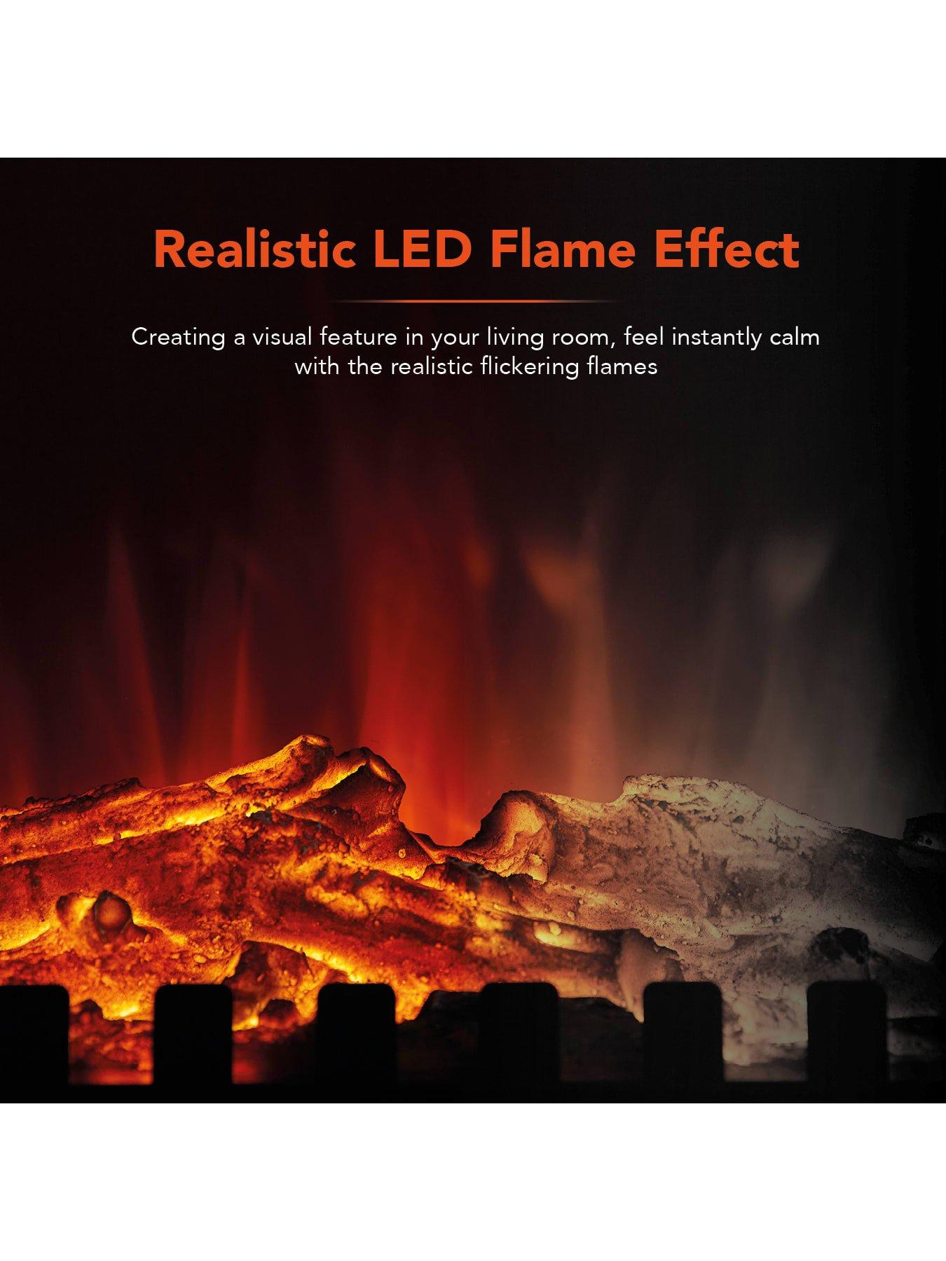  image of warmlite-stirling-portable-electric-fire-stove-heater-thermostat-2000w-grey