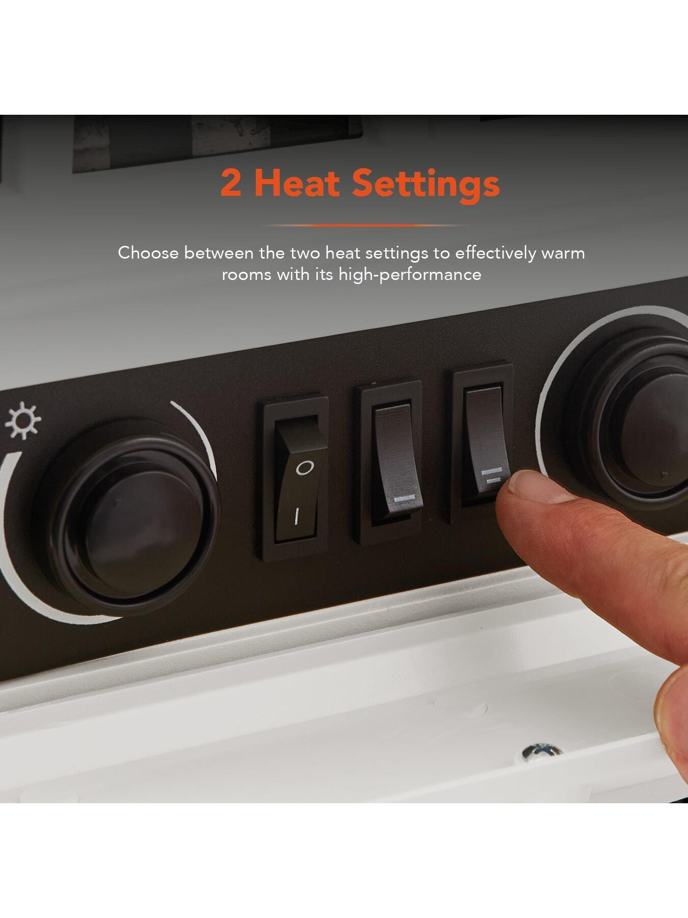  image of warmlite-stirling-electric-fire-stove-heater-thermostat-2000w-white