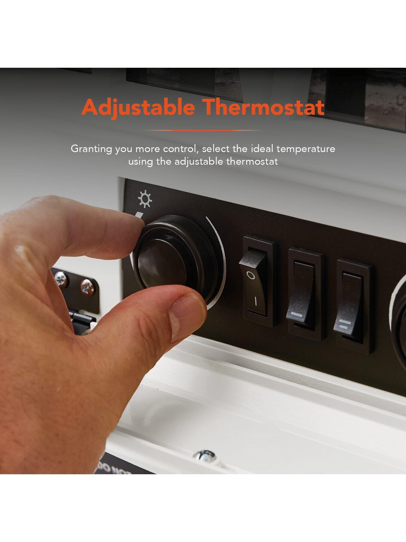  image of warmlite-stirling-electric-fire-stove-heater-thermostat-2000w-white