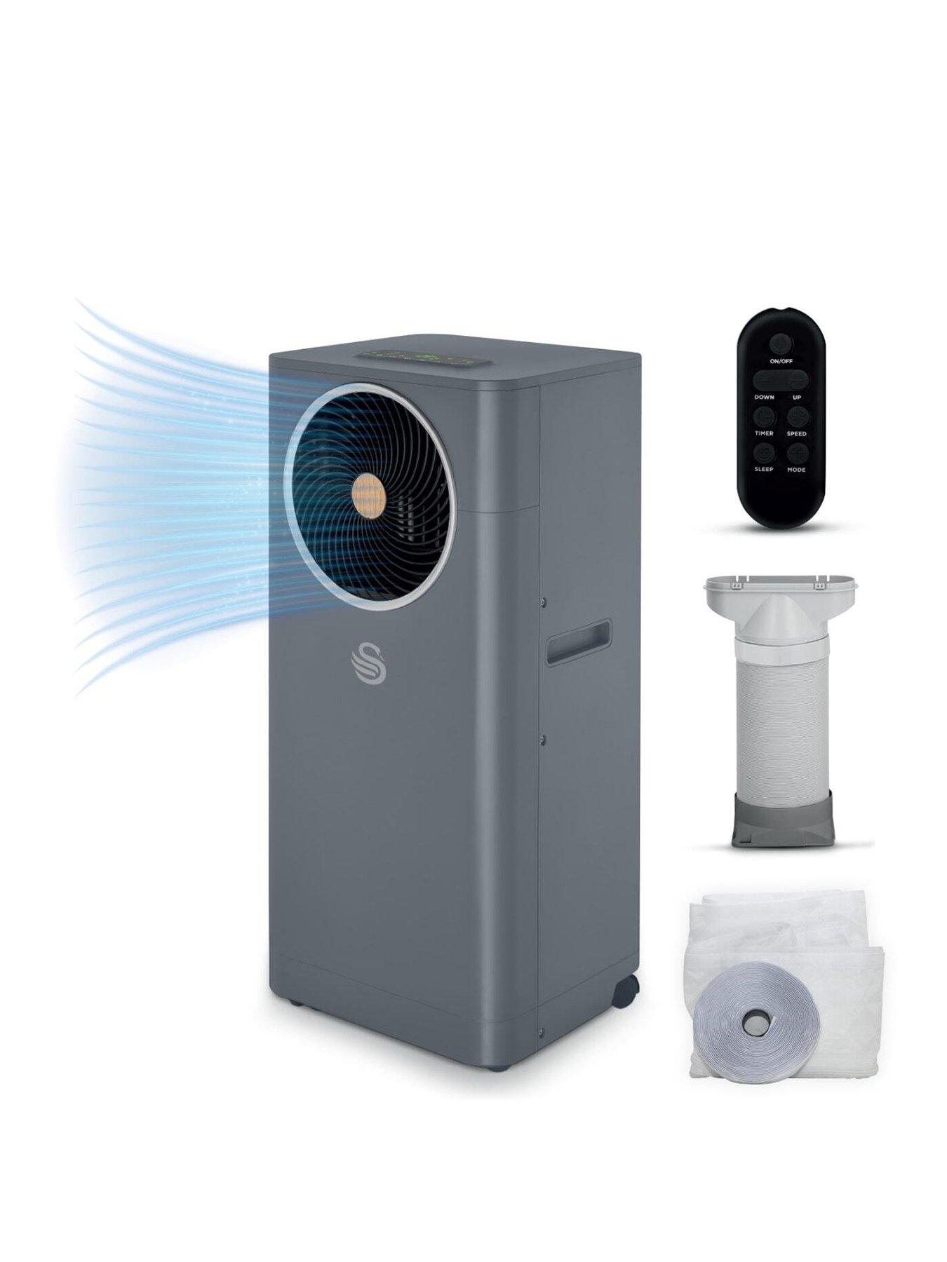 swan-nordic-5000-btu-3-in-1-air-con-8l-dehumidifier-amp-3-fan-modes-grey