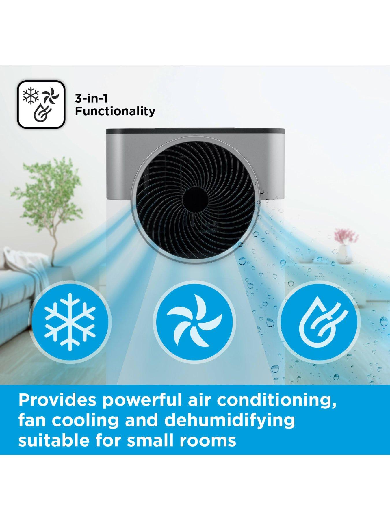 Image 3 of 6 of Black & Decker 12,000 BTU Smart 3-in-1 Air Conditioner, Dehumidifier &amp; Fan, White
